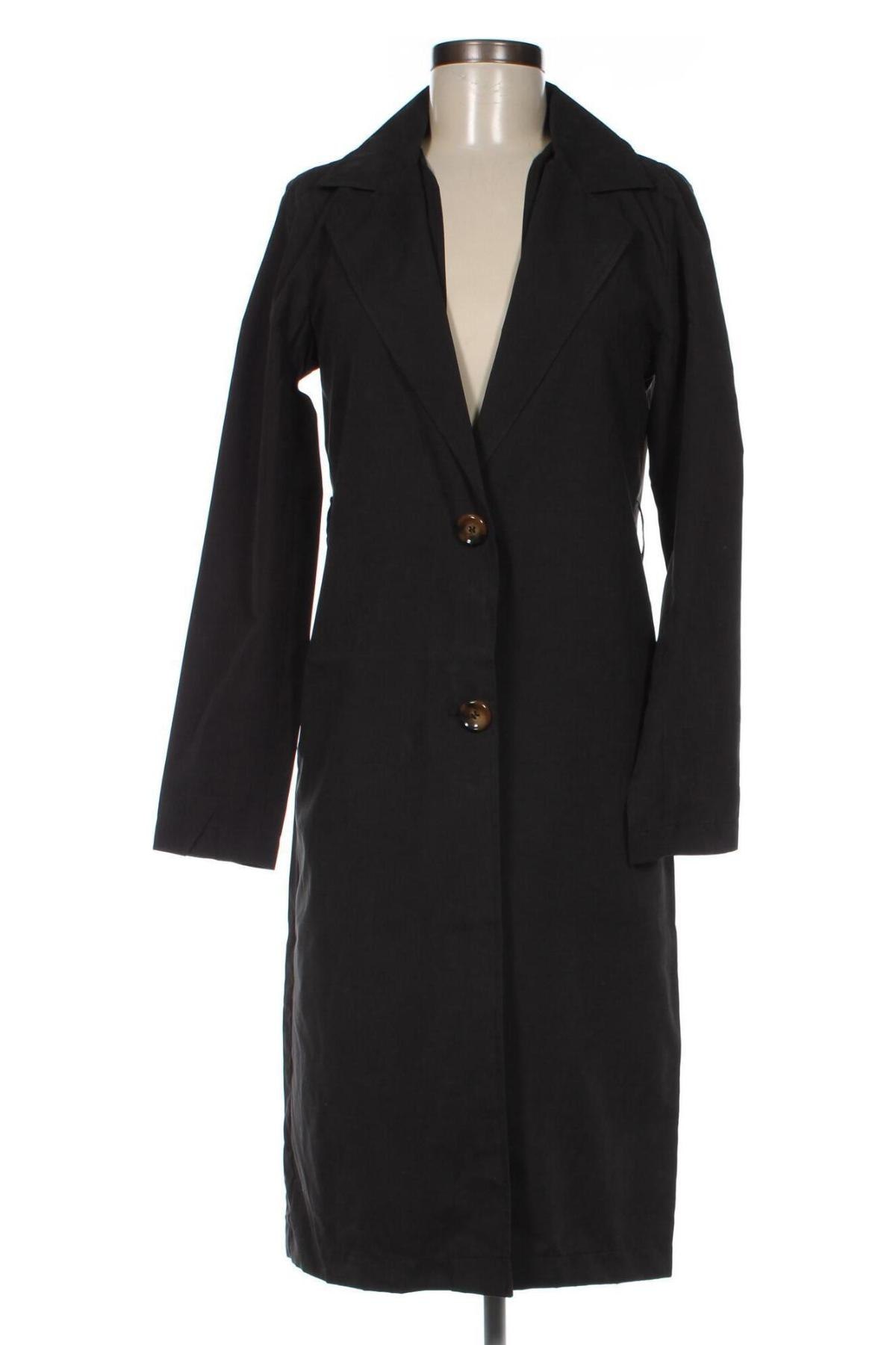 Дамско палто Jdy, Размер XS, Цвят Черен, Цена 32,96 лв.