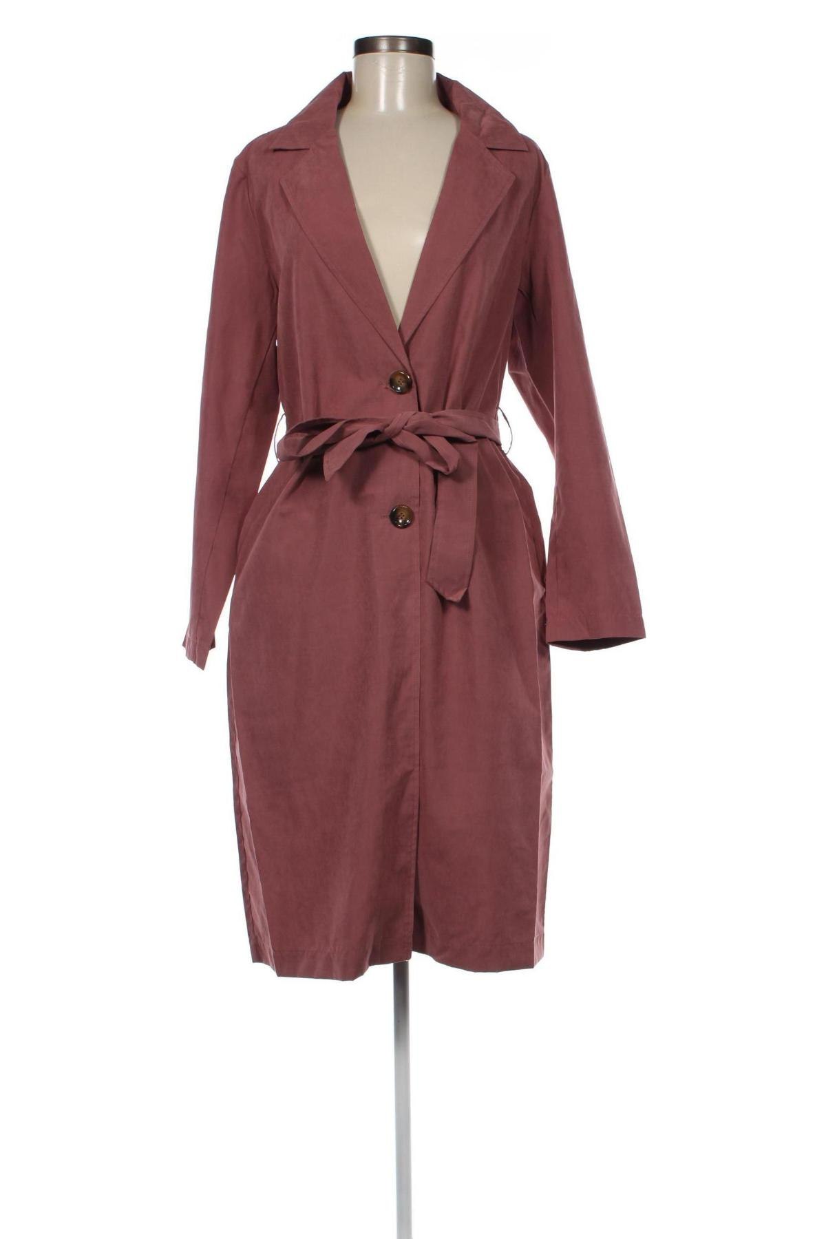 Γυναικείο παλτό Jdy, Μέγεθος L, Χρώμα Σάπιο μήλο, Τιμή 24,42 €