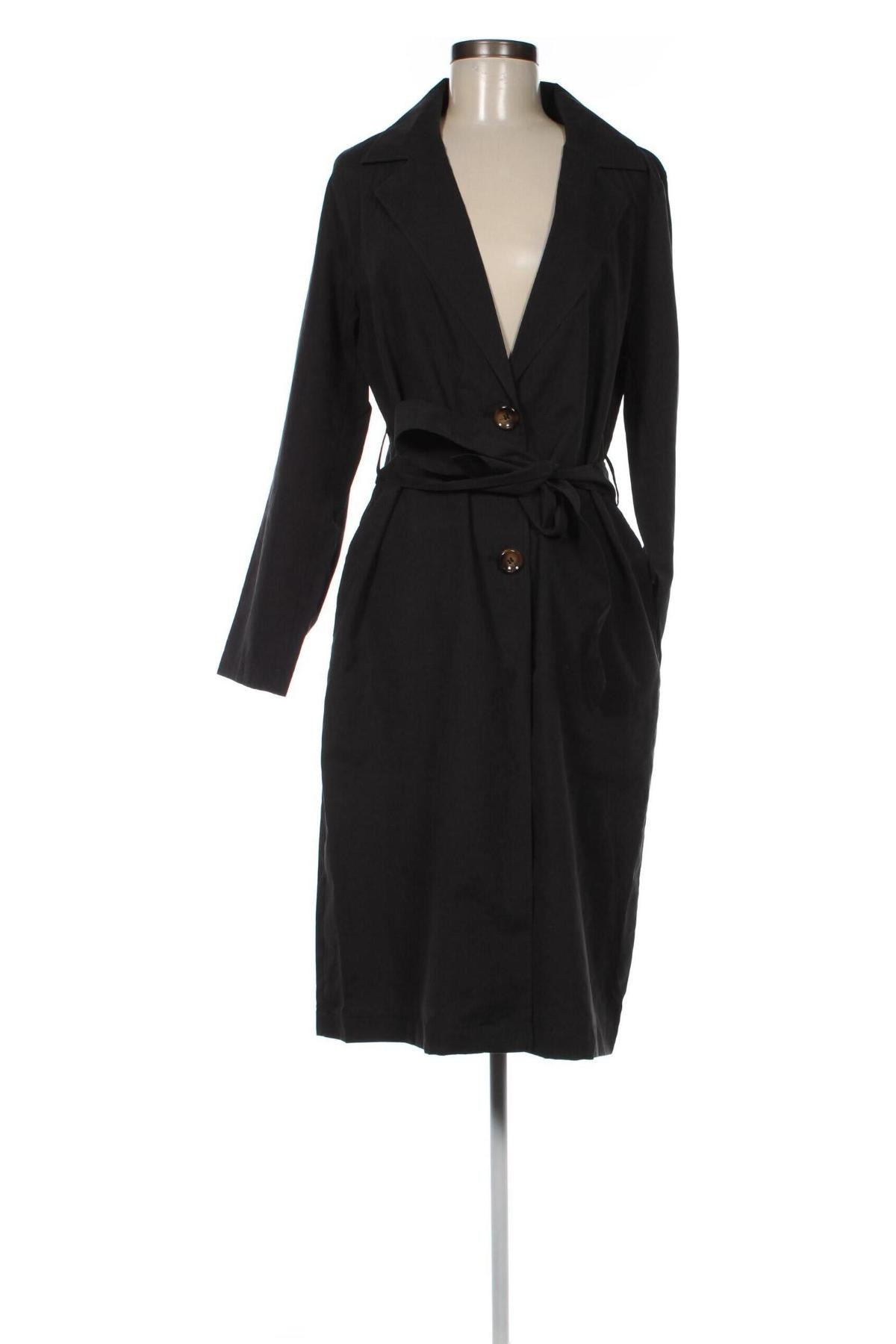 Дамско палто Jdy, Размер L, Цвят Черен, Цена 32,96 лв.