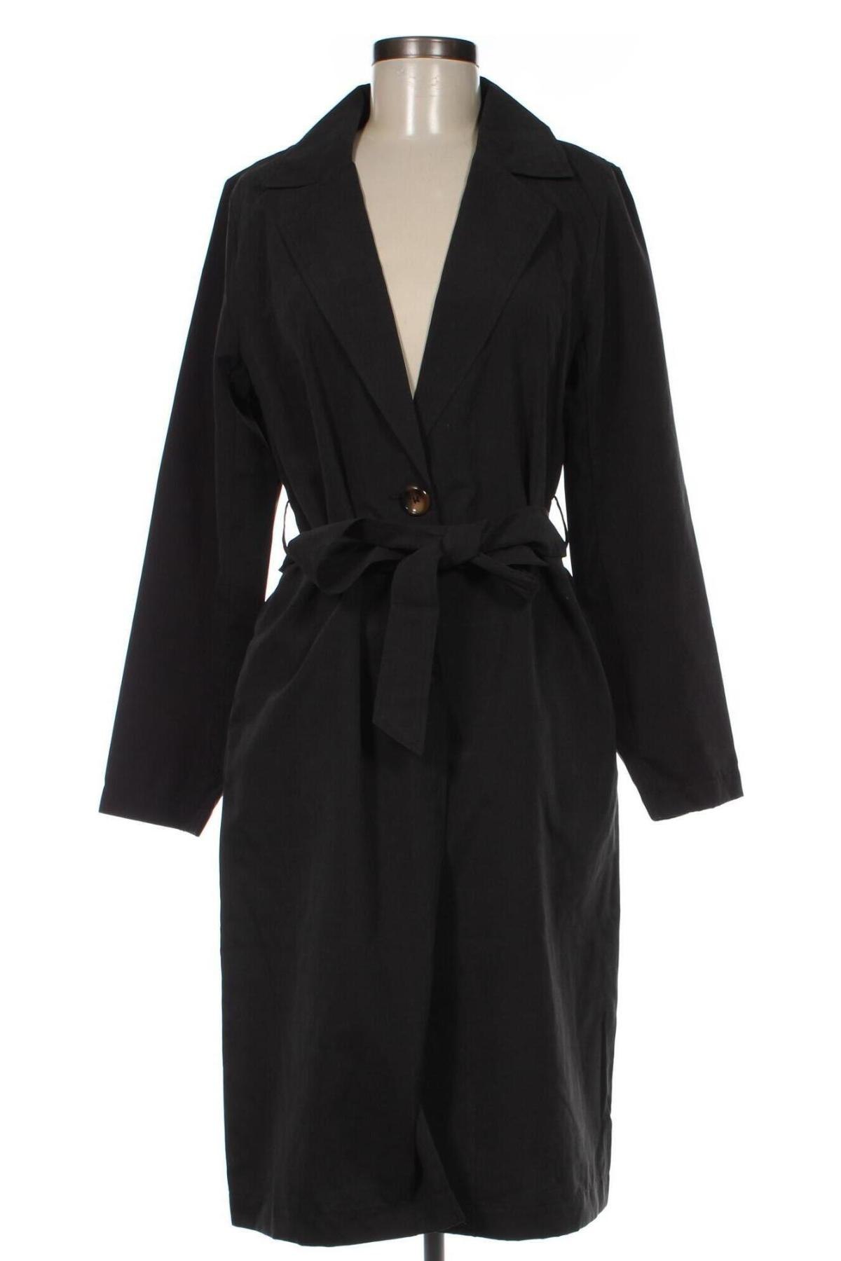 Дамско палто Jdy, Размер M, Цвят Черен, Цена 32,96 лв.