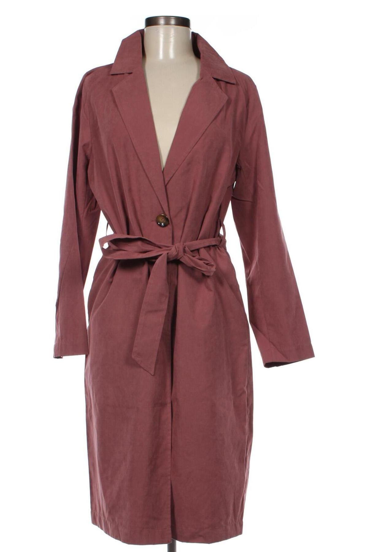 Dámský kabát  Jdy, Velikost M, Barva Popelavě růžová, Cena  672,00 Kč