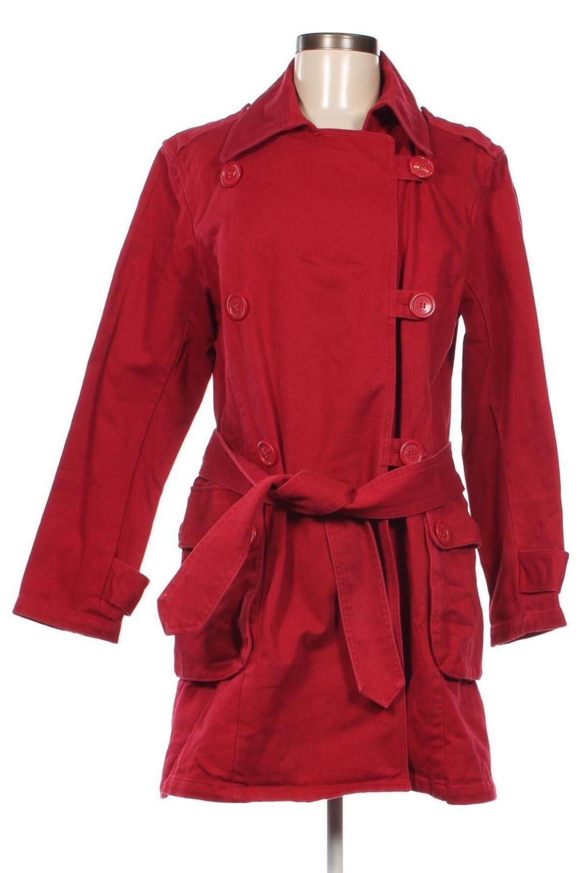 Damenmantel La Redoute, Größe S, Farbe Rot, Preis € 8,87