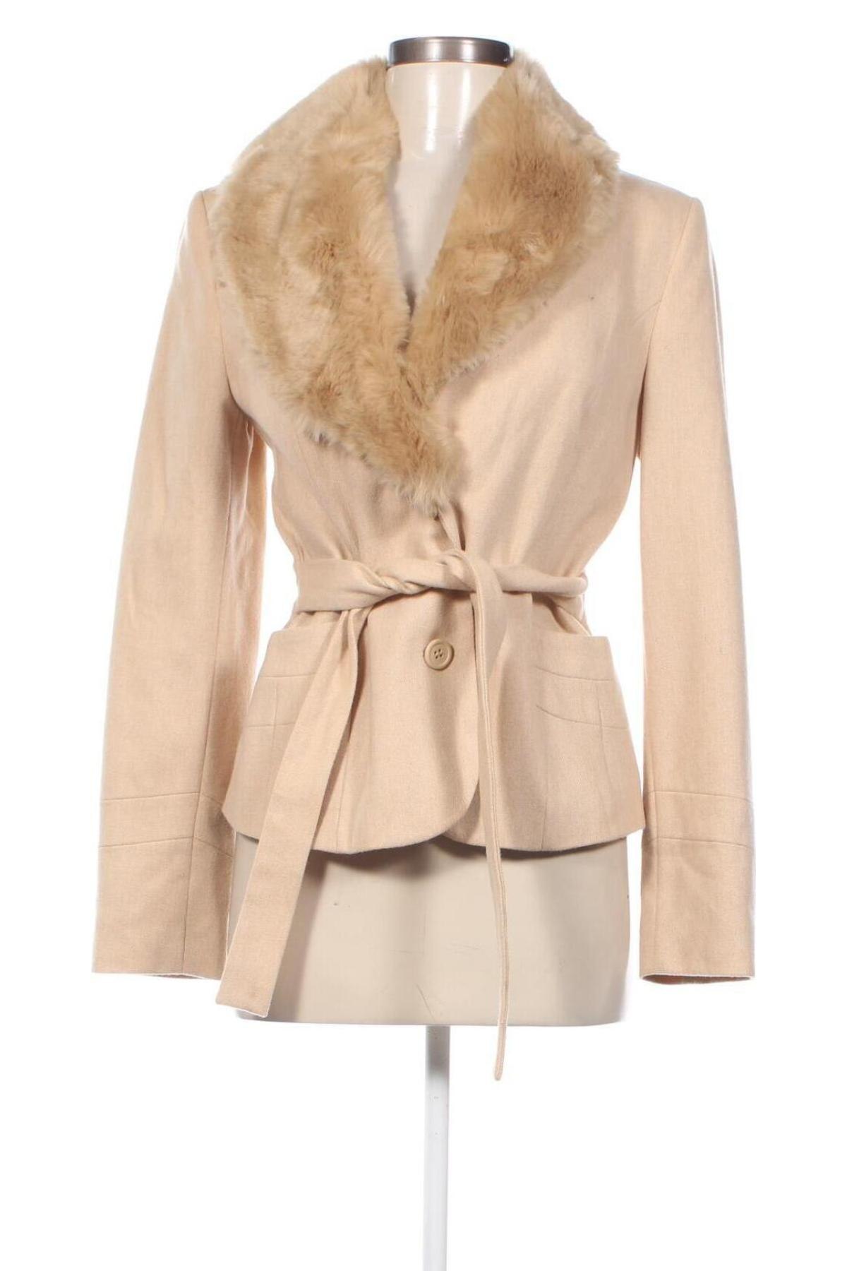 Дамско палто More & More, Размер M, Цвят Бежов, Цена 50,40 лв.