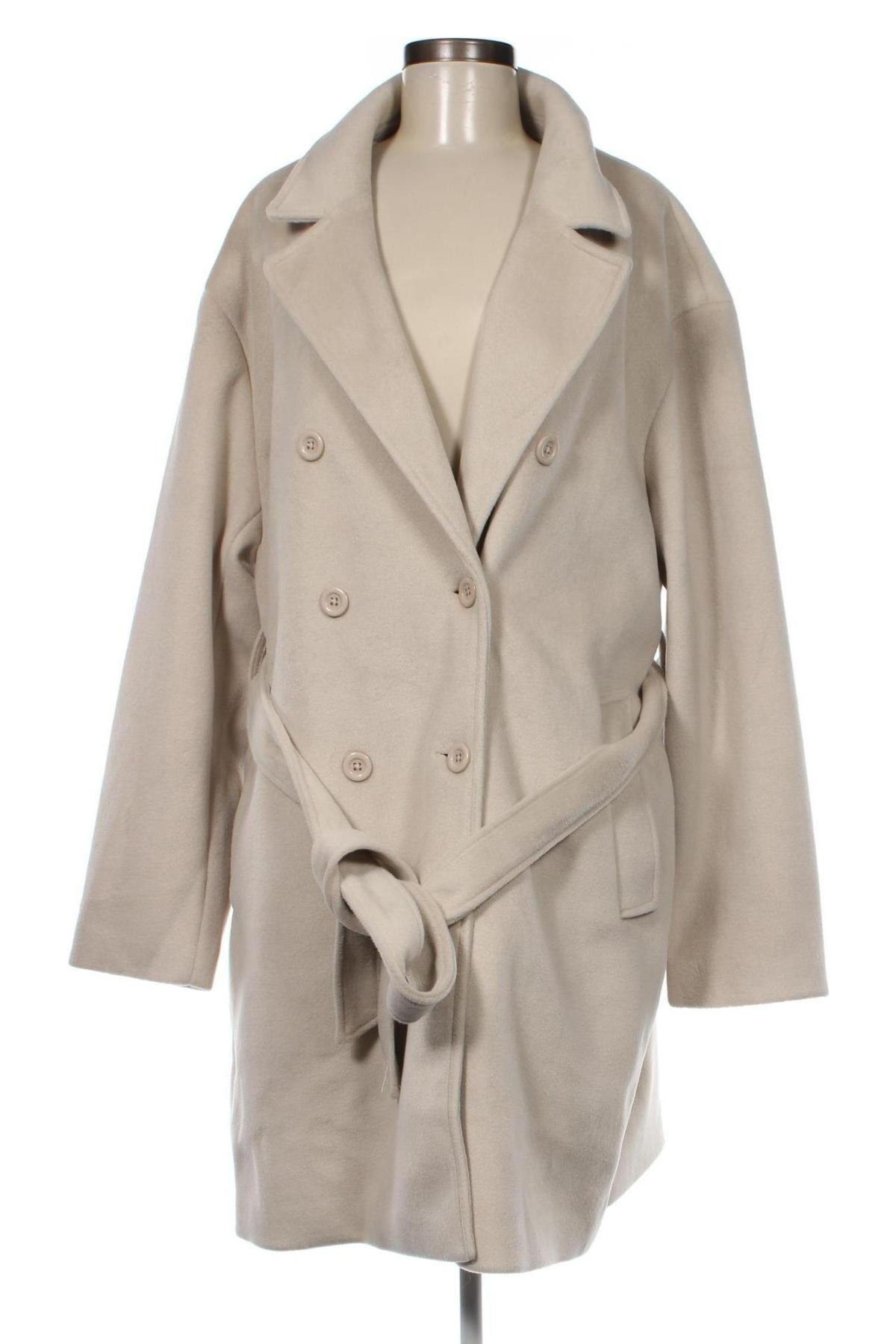 Dámský kabát  NA-KD, Velikost XL, Barva Béžová, Cena  1 660,00 Kč
