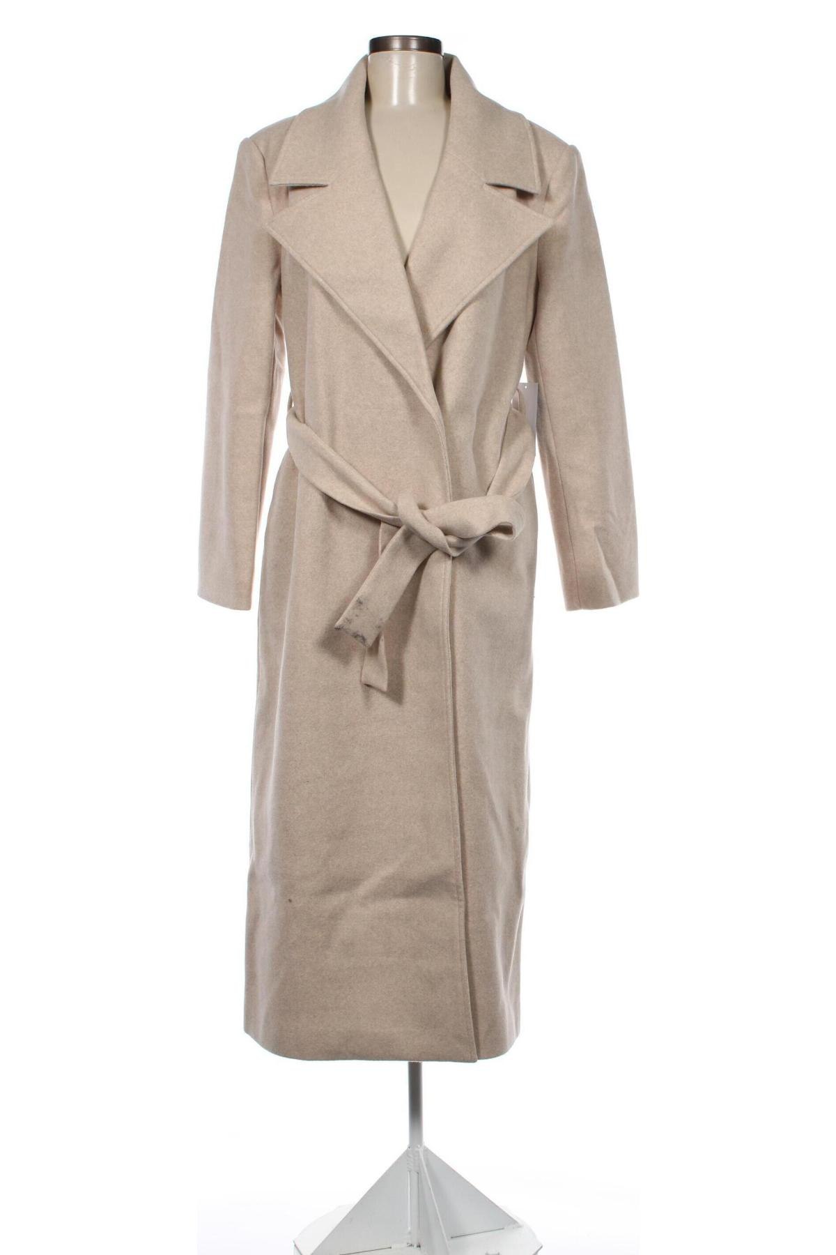 Γυναικείο παλτό NA-KD, Μέγεθος S, Χρώμα  Μπέζ, Τιμή 61,60 €
