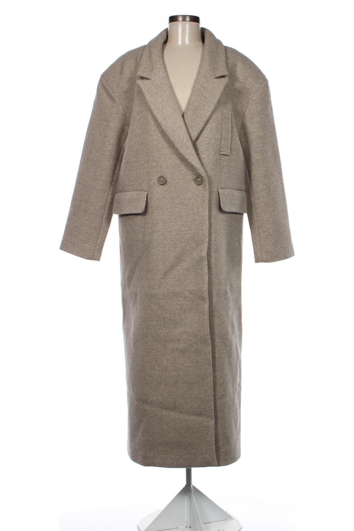 Palton de femei NA-KD, Mărime M, Culoare Bej, Preț 157,24 Lei