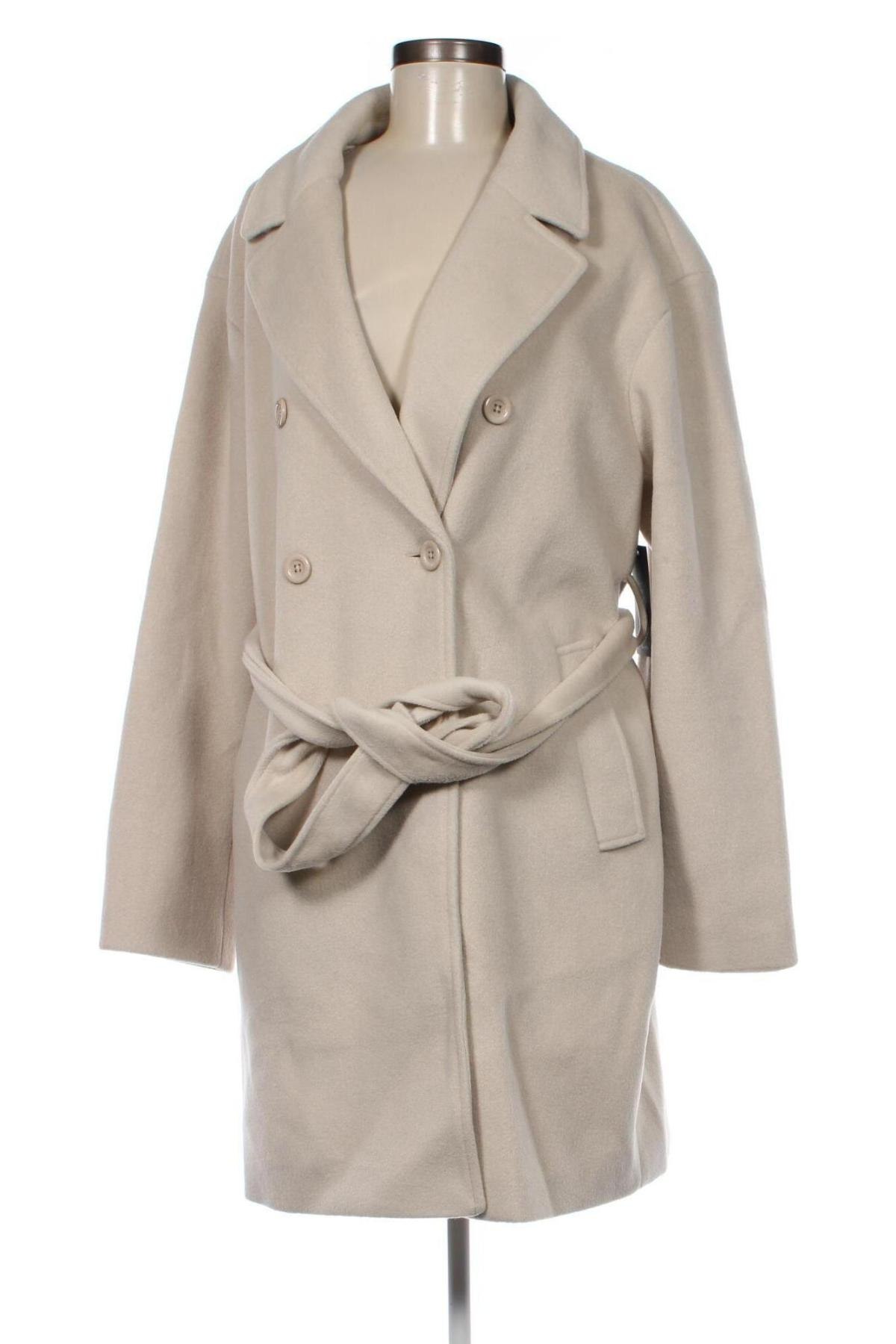 Γυναικείο παλτό NA-KD, Μέγεθος M, Χρώμα  Μπέζ, Τιμή 59,02 €
