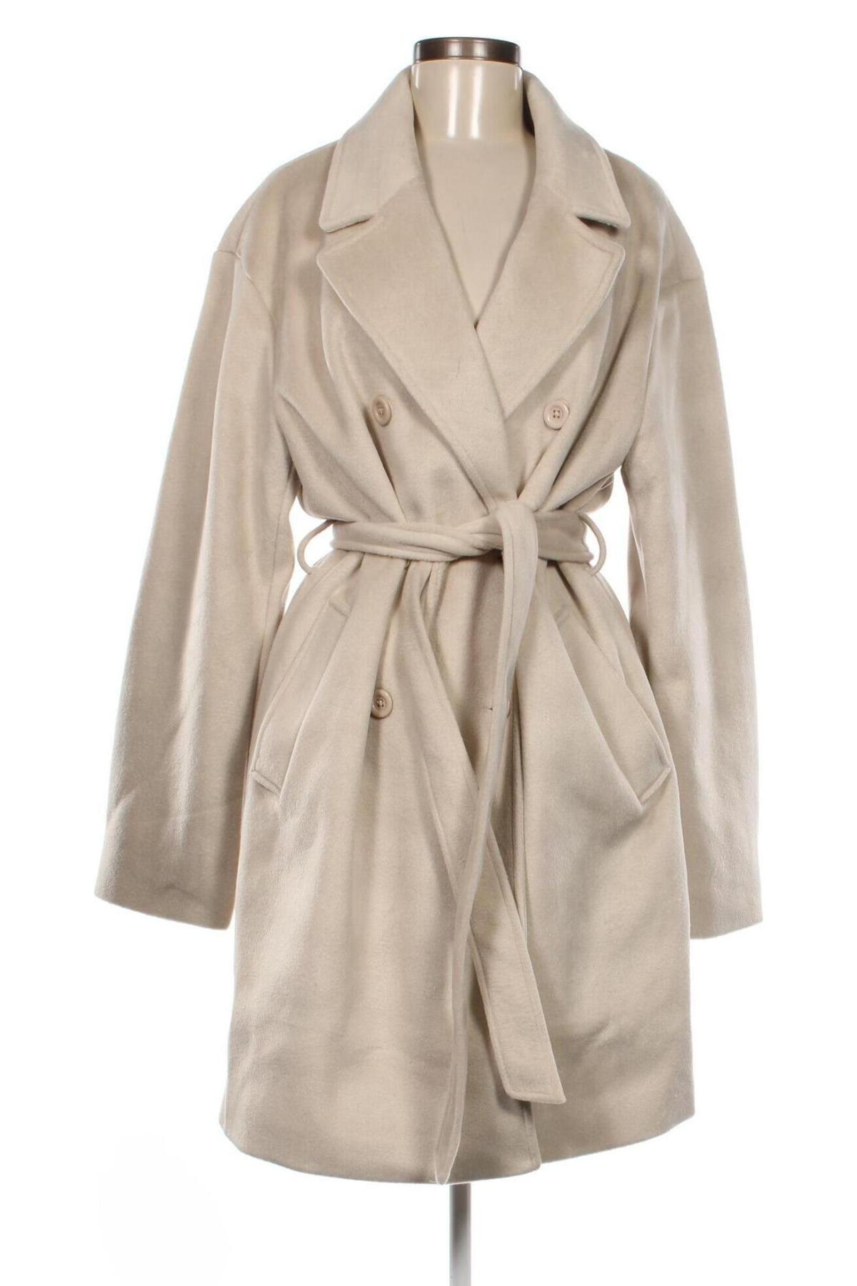 Γυναικείο παλτό NA-KD, Μέγεθος M, Χρώμα  Μπέζ, Τιμή 56,45 €