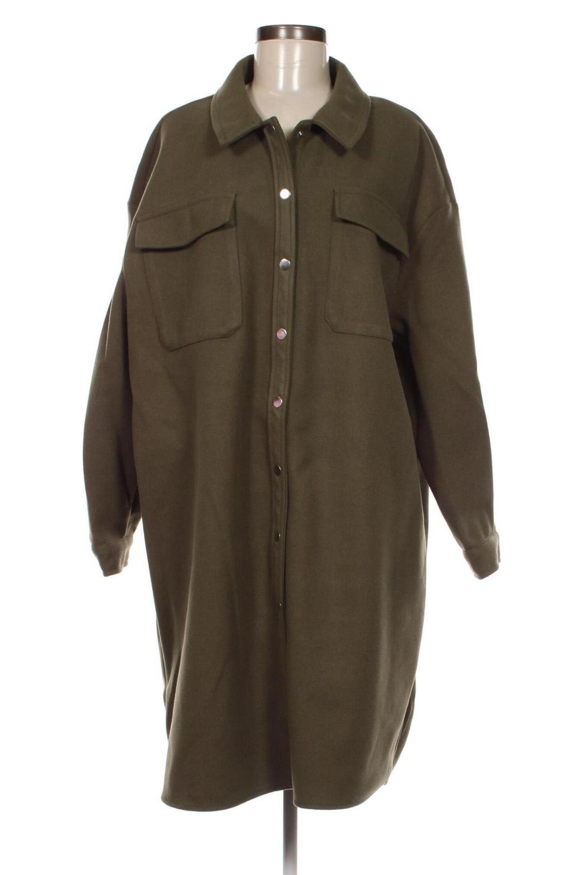 Дамско палто ONLY, Размер XXL, Цвят Зелен, Цена 47,50 лв.