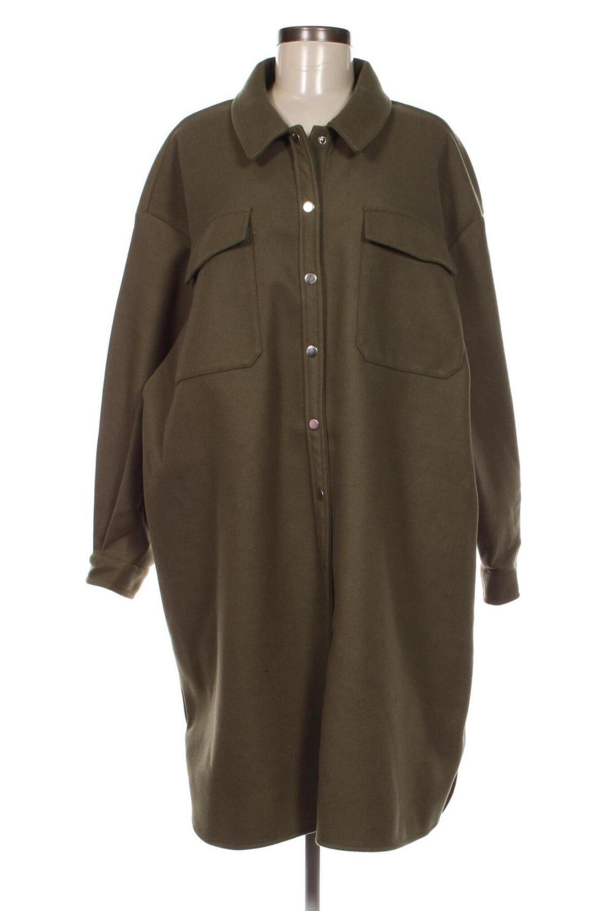 Γυναικείο παλτό ONLY, Μέγεθος 3XL, Χρώμα Πράσινο, Τιμή 14,69 €