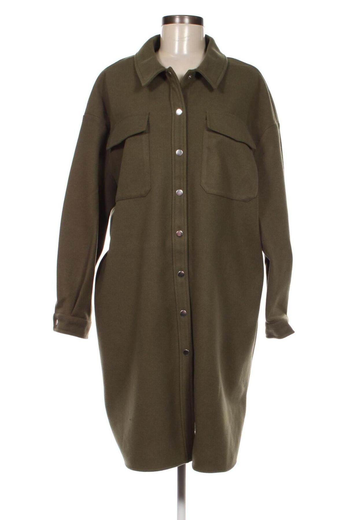 Γυναικείο παλτό ONLY, Μέγεθος XL, Χρώμα Πράσινο, Τιμή 14,69 €