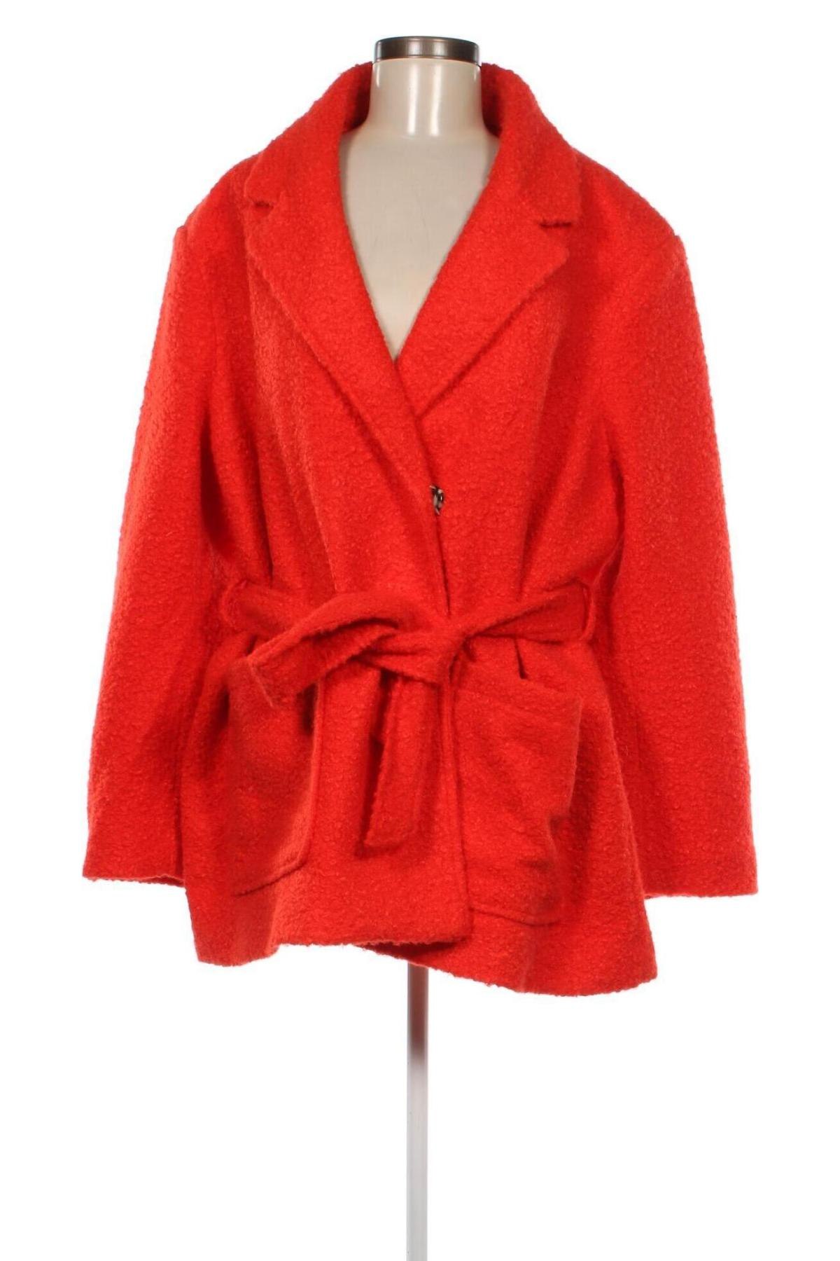 Дамско палто ONLY, Размер 3XL, Цвят Червен, Цена 47,96 лв.