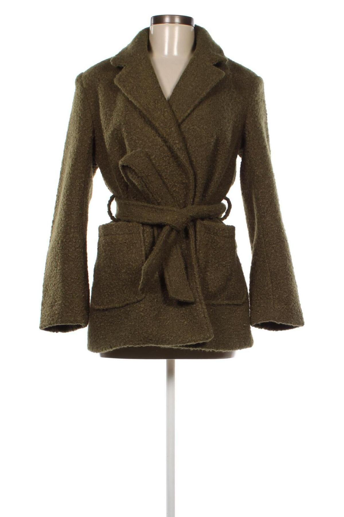 Дамско палто ONLY, Размер XS, Цвят Зелен, Цена 58,86 лв.