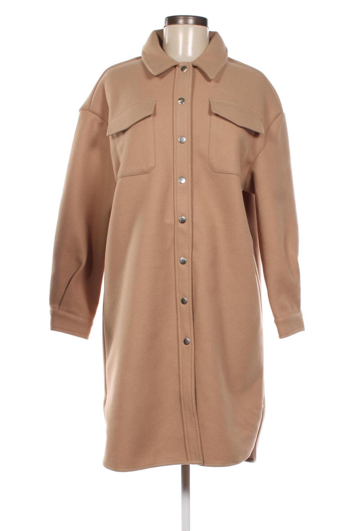 Γυναικείο παλτό ONLY, Μέγεθος XS, Χρώμα  Μπέζ, Τιμή 21,06 €