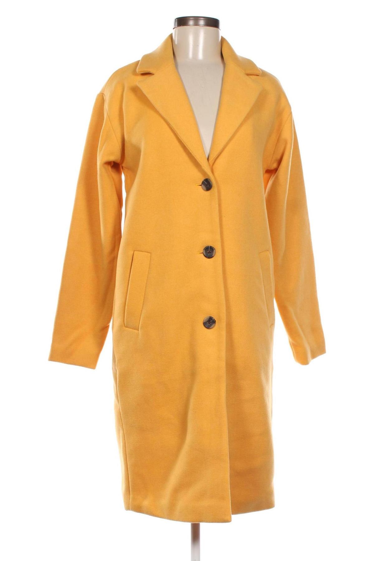 Dámsky kabát  Pieces, Veľkosť XS, Farba Žltá, Cena  34,84 €