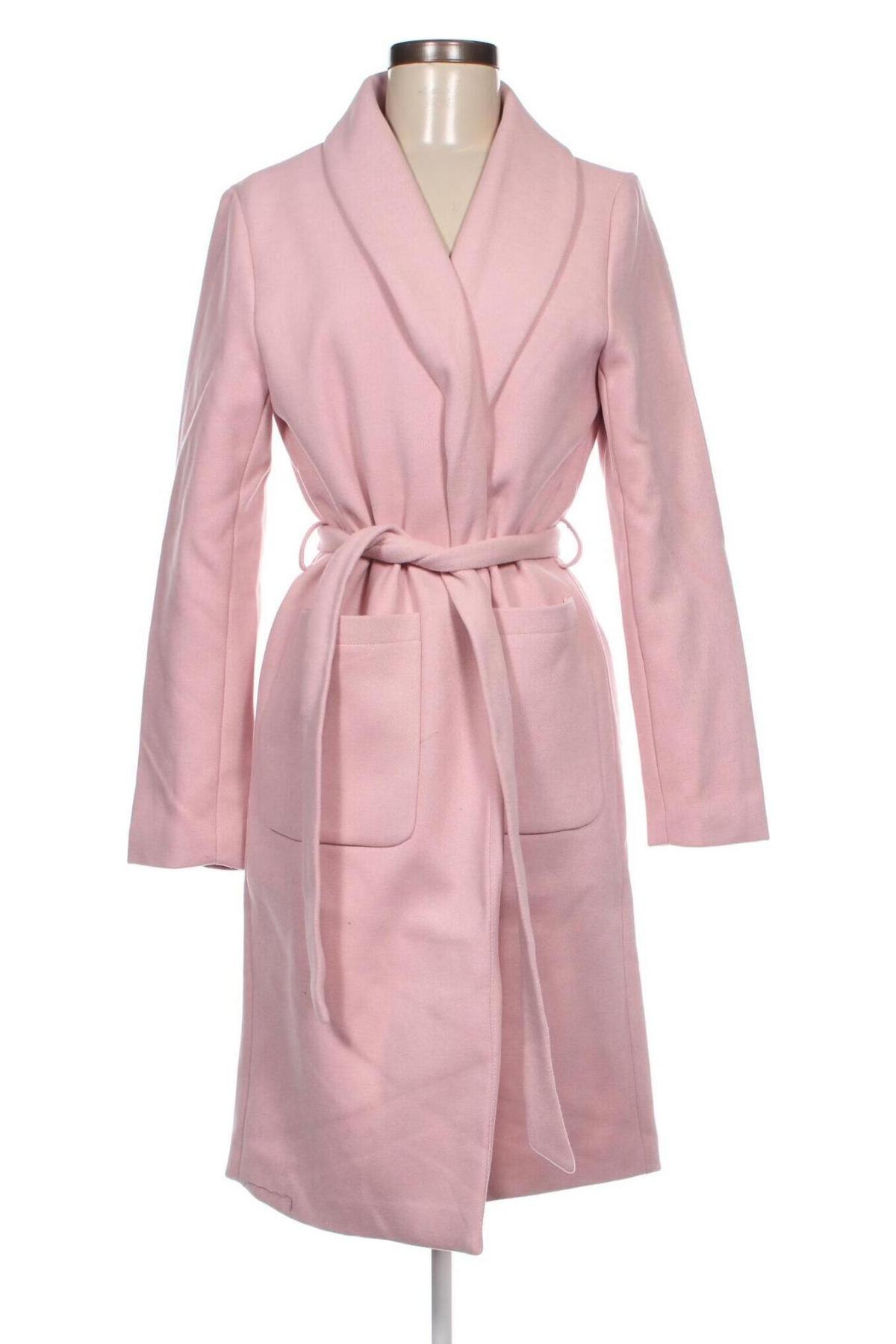 Dámský kabát  Pieces, Velikost M, Barva Popelavě růžová, Cena  1 377,00 Kč