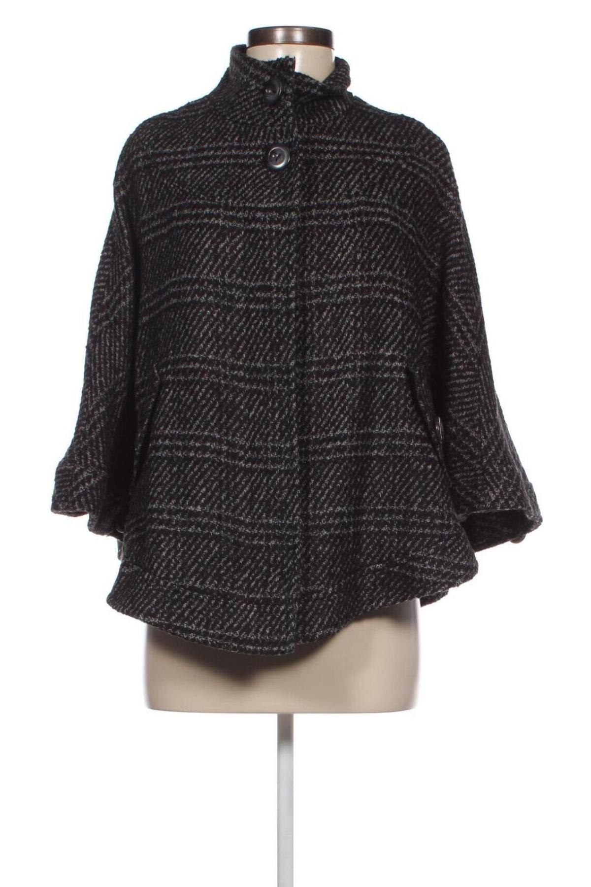 Дамско палто Qed London, Размер M, Цвят Черен, Цена 31,15 лв.