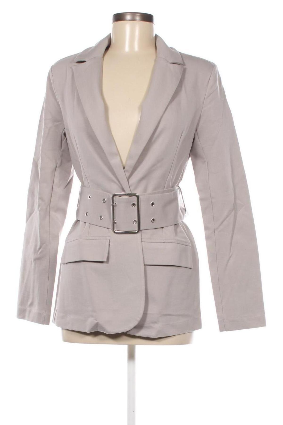 Γυναικείο σακάκι NA-KD, Μέγεθος XS, Χρώμα Γκρί, Τιμή 14,63 €