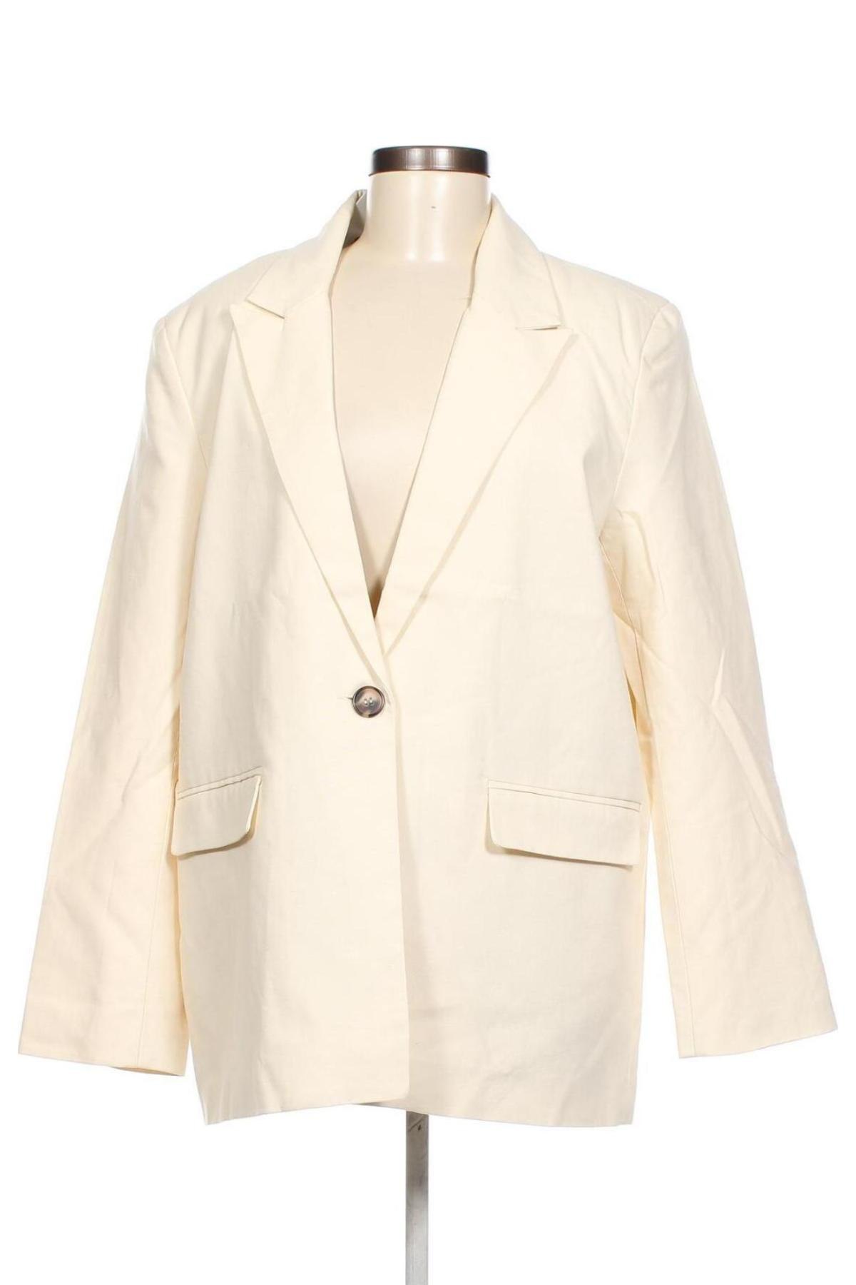 Γυναικείο σακάκι NA-KD, Μέγεθος M, Χρώμα  Μπέζ, Τιμή 18,62 €