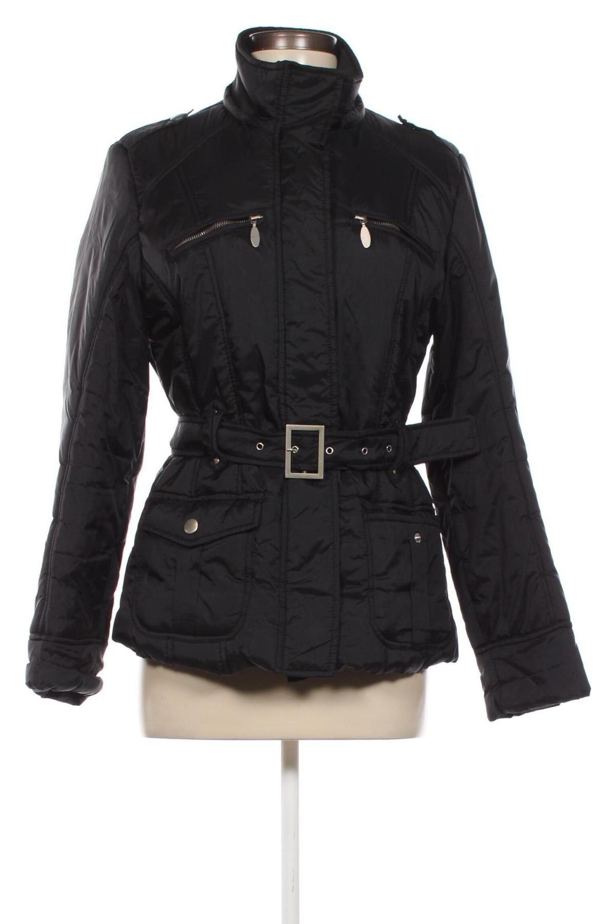 Γυναικείο μπουφάν New Age, Μέγεθος M, Χρώμα Μαύρο, Τιμή 10,76 €
