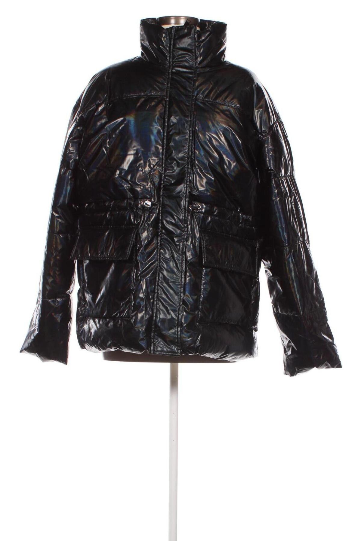 Γυναικείο μπουφάν Pieces, Μέγεθος L, Χρώμα Μαύρο, Τιμή 19,02 €