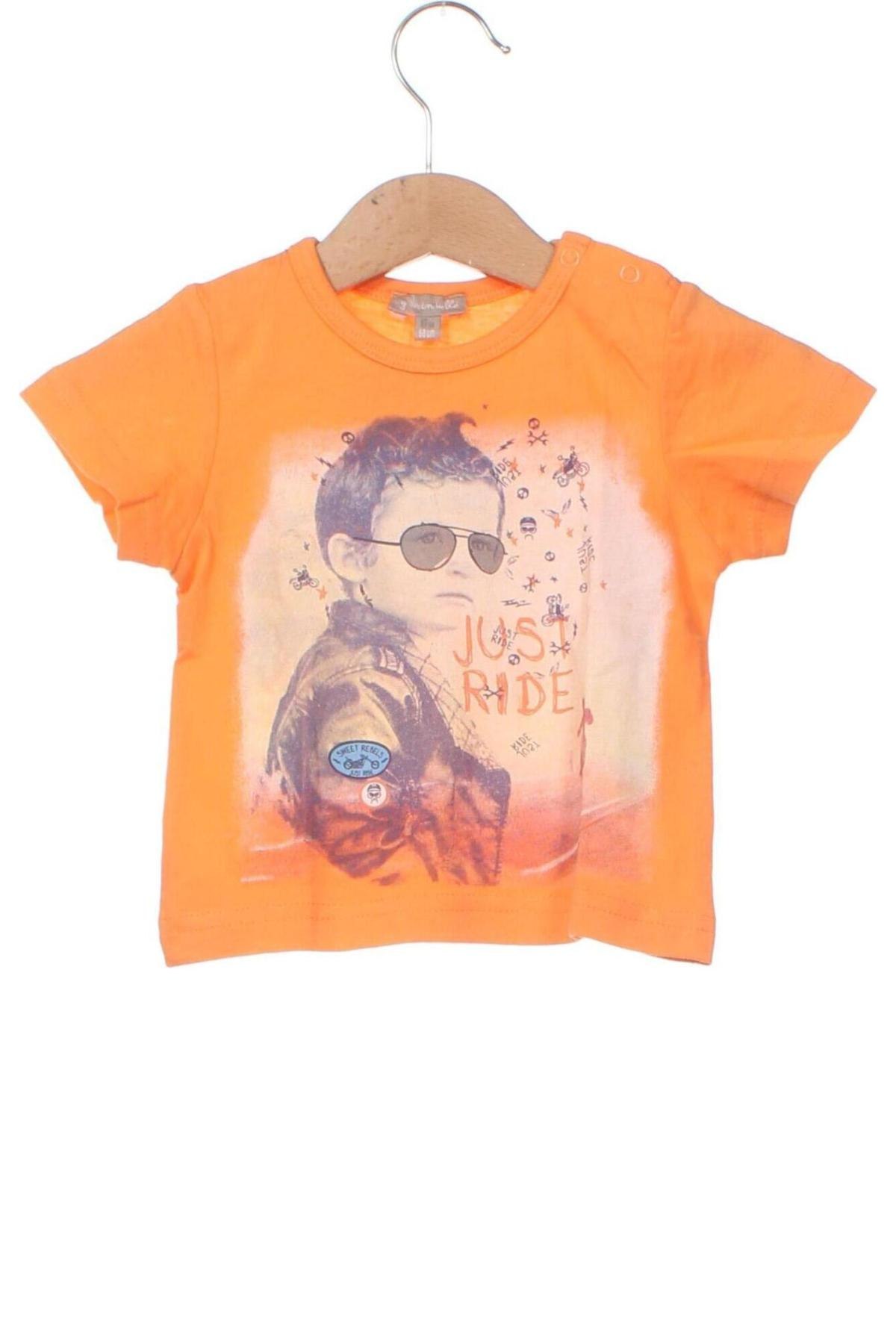 Kinder Shirt Grain De Ble, Größe 6-9m/ 68-74 cm, Farbe Orange, Preis € 7,60