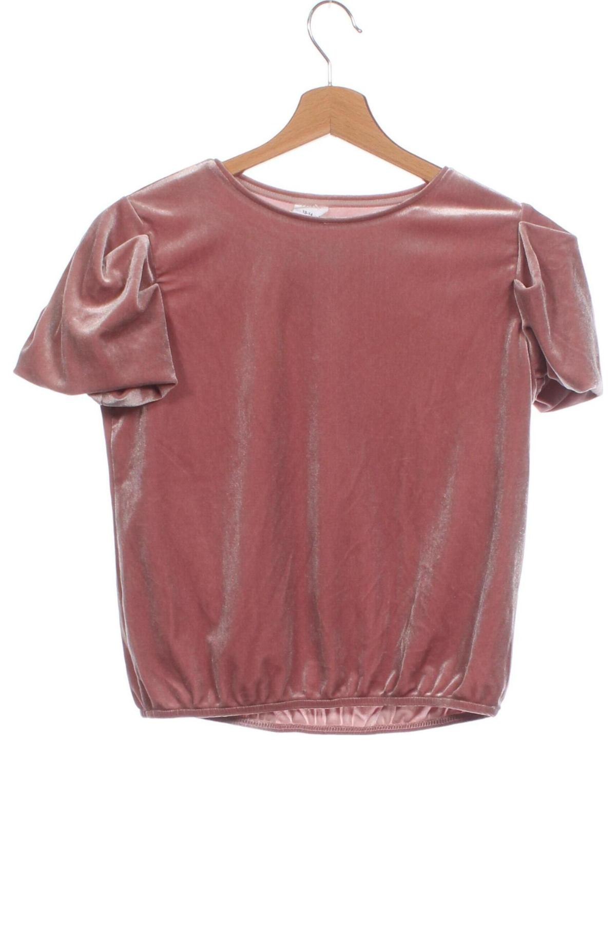Детска блуза Zara, Размер 13-14y/ 164-168 см, Цвят Розов, Цена 9,03 лв.