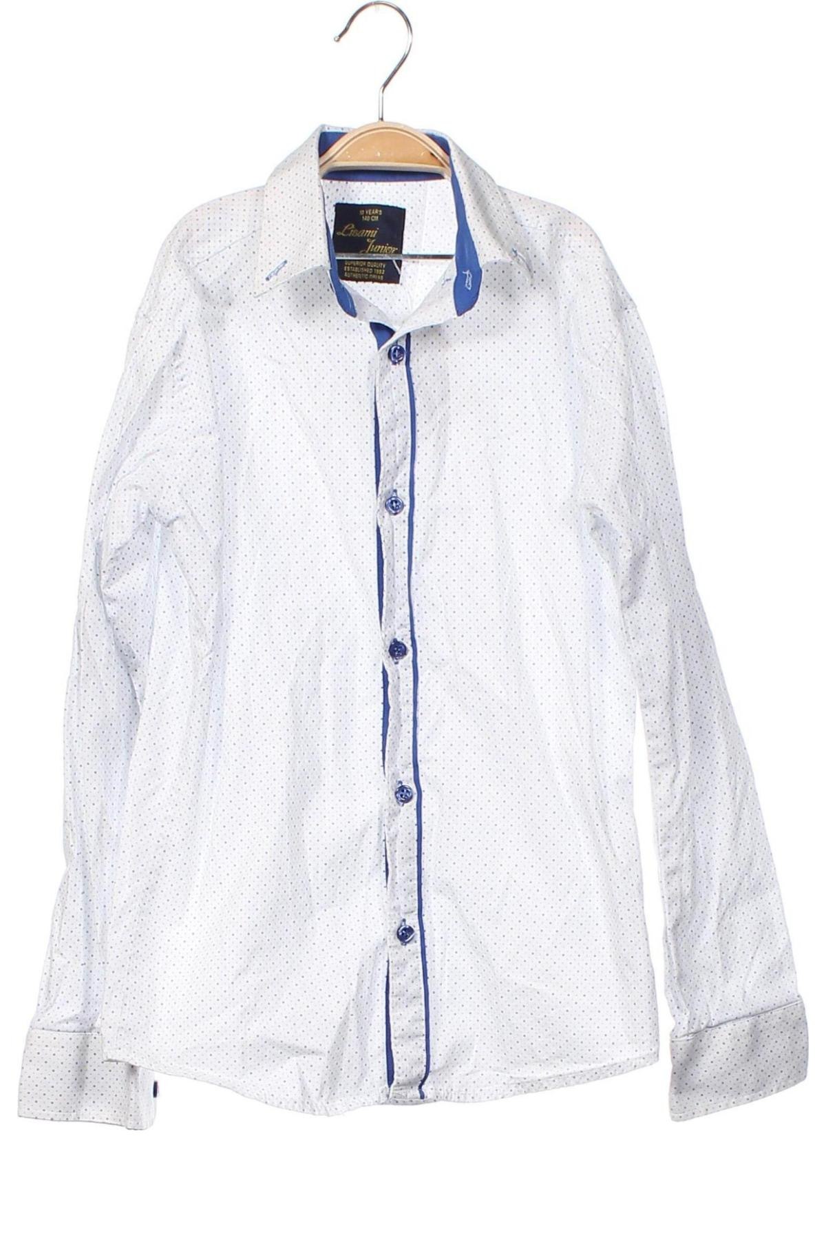 Детска риза, Размер 8-9y/ 134-140 см, Цвят Бял, Цена 13,68 лв.