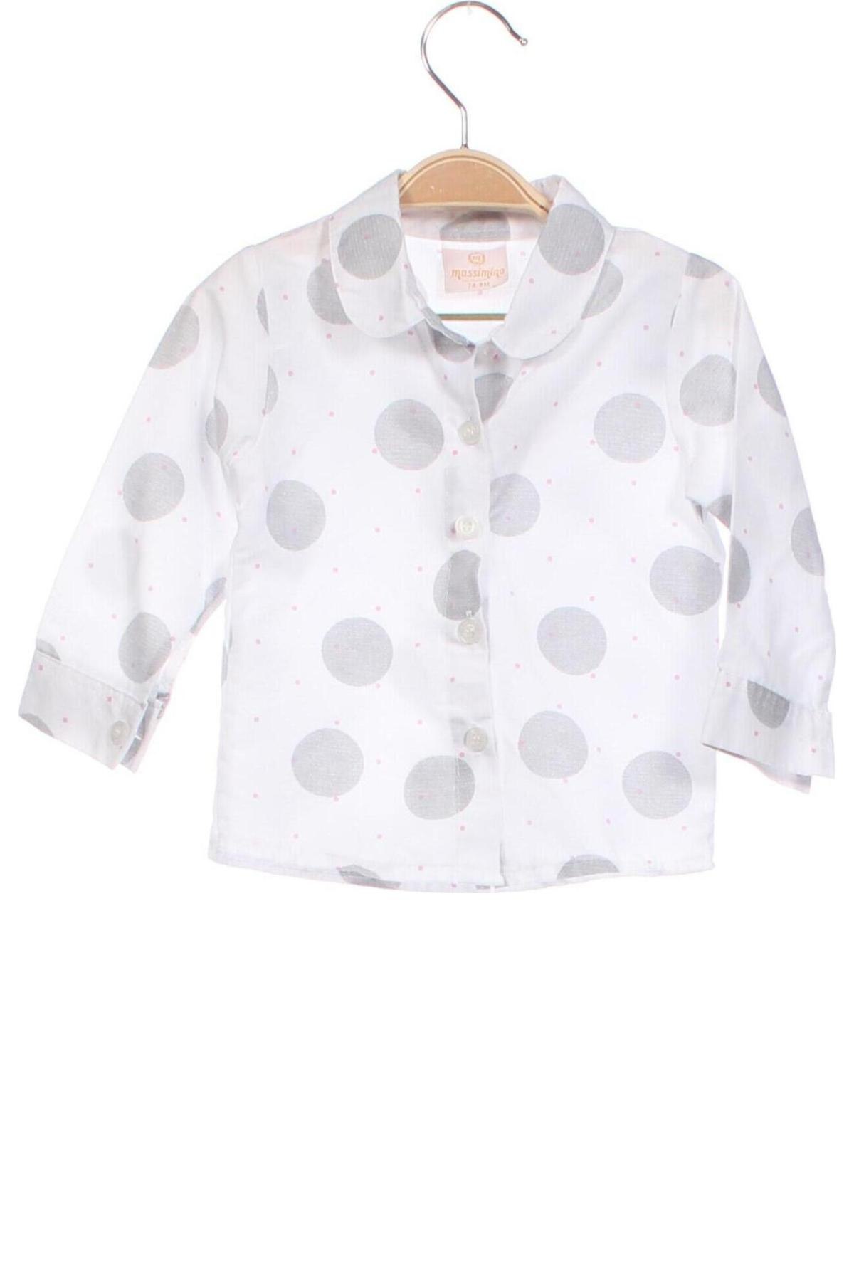 Детска риза, Размер 6-9m/ 68-74 см, Цвят Бял, Цена 23,00 лв.