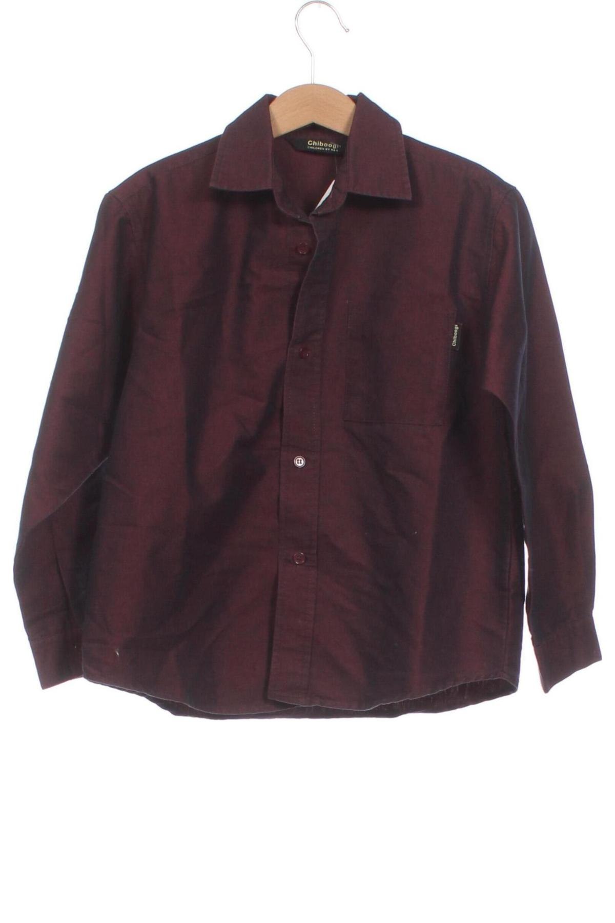 Детска риза H&M, Размер 4-5y/ 110-116 см, Цвят Червен, Цена 10,00 лв.