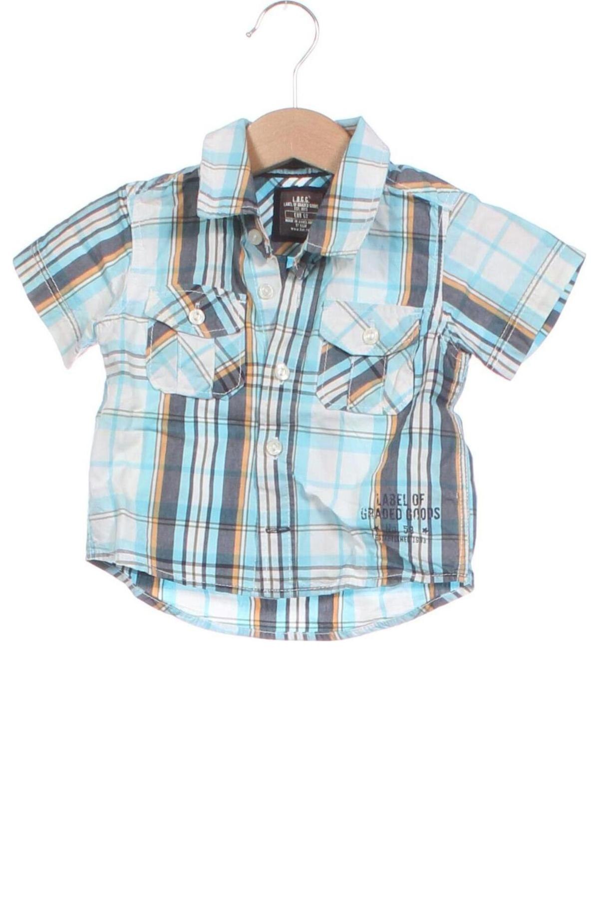 Παιδικό πουκάμισο H&M L.O.G.G., Μέγεθος 2-3m/ 56-62 εκ., Χρώμα Πολύχρωμο, Τιμή 1,60 €