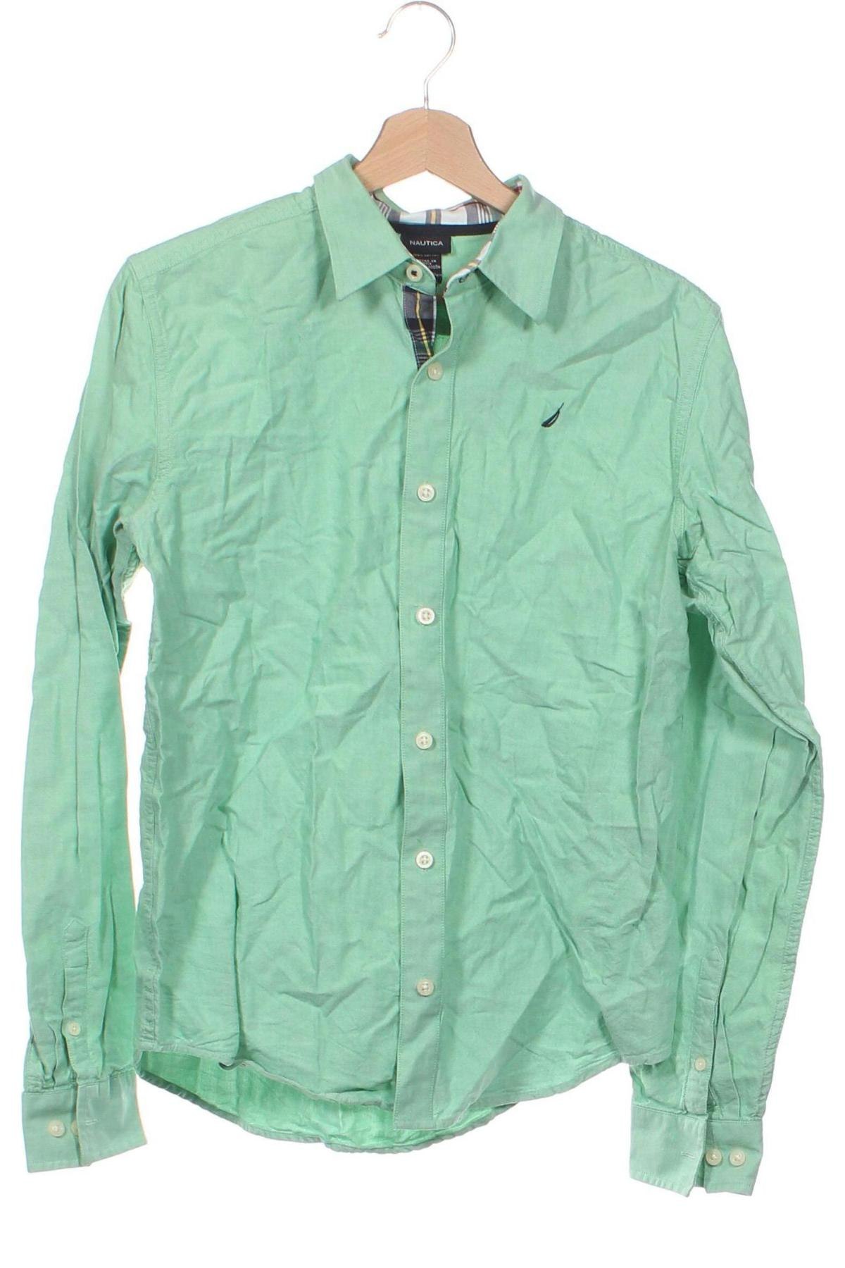 Παιδικό πουκάμισο Nautica, Μέγεθος 15-18y/ 170-176 εκ., Χρώμα Πράσινο, Τιμή 21,03 €