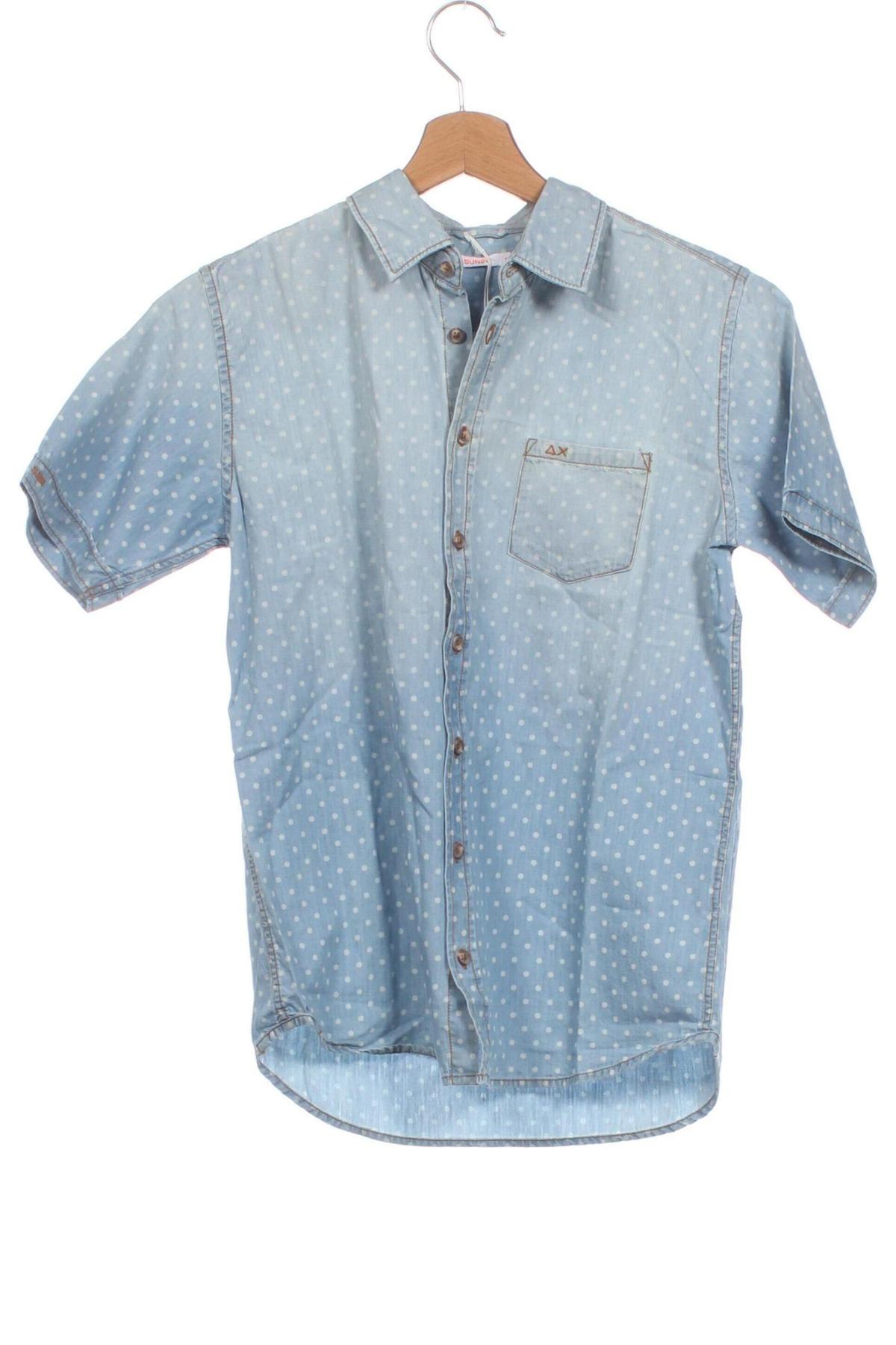 Παιδικό πουκάμισο SUN68, Μέγεθος 13-14y/ 164-168 εκ., Χρώμα Μπλέ, Τιμή 56,19 €