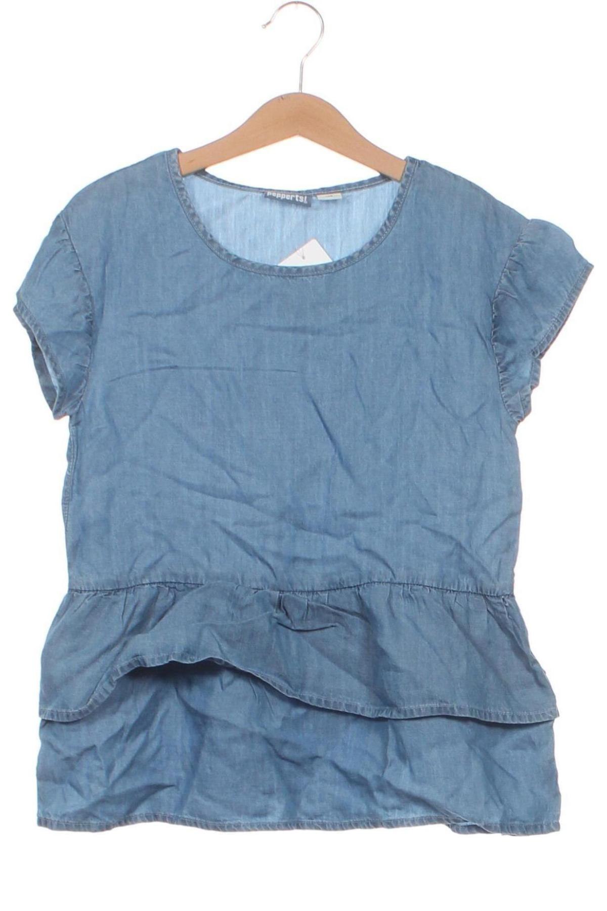 Детска рокля Pepperts!, Размер 7-8y/ 128-134 см, Цвят Син, Цена 8,50 лв.