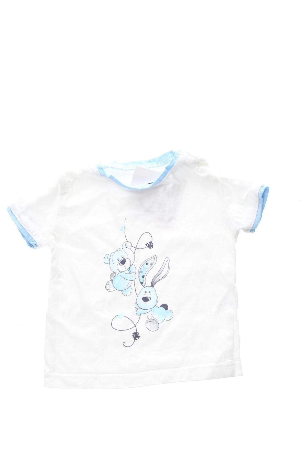 Kinder T-Shirt, Größe 3-6m/ 62-68 cm, Farbe Weiß, Preis 2,81 €