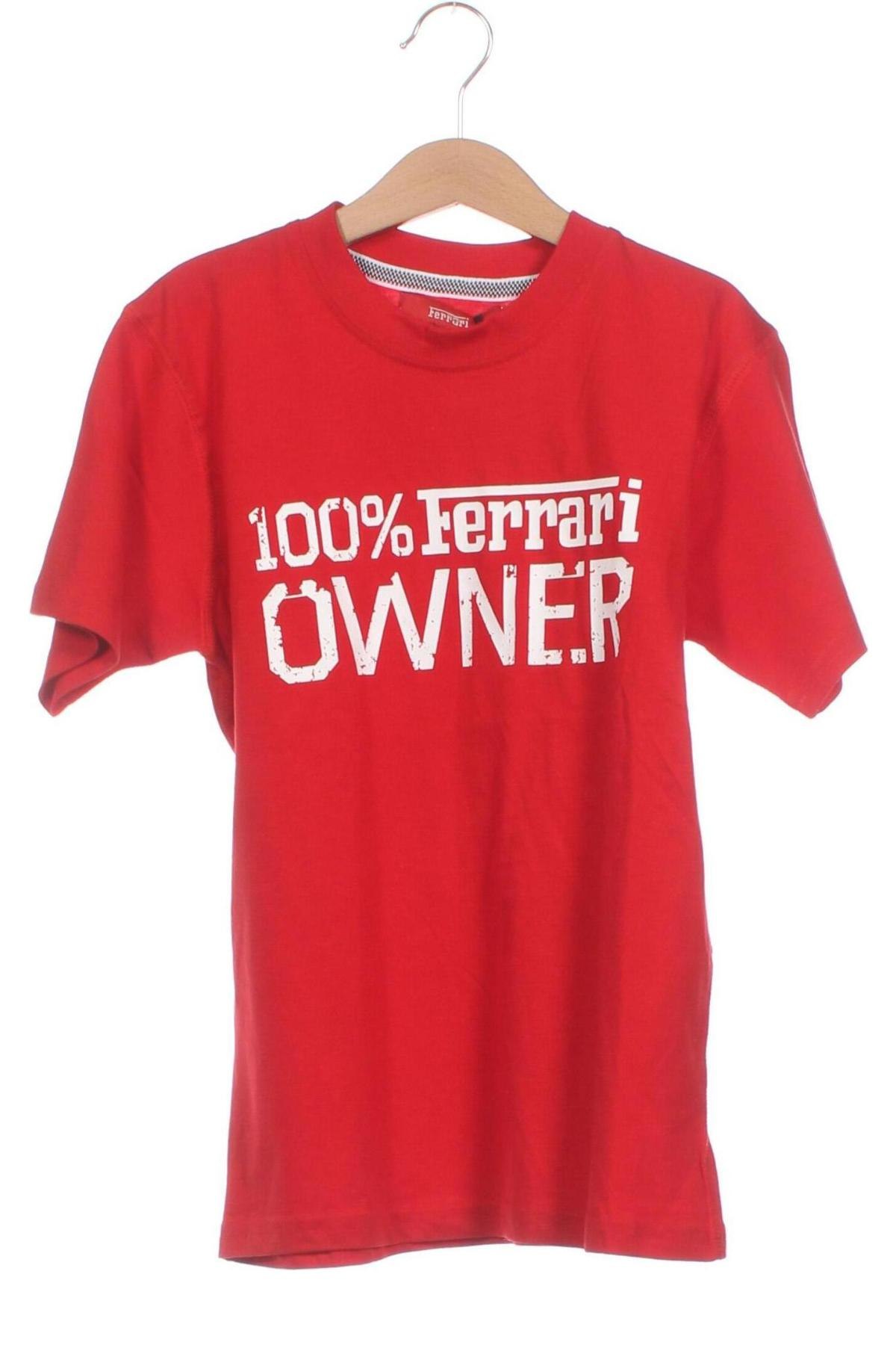 Tricou pentru copii Ferrari, Mărime 7-8y/ 128-134 cm, Culoare Roșu, Preț 111,19 Lei