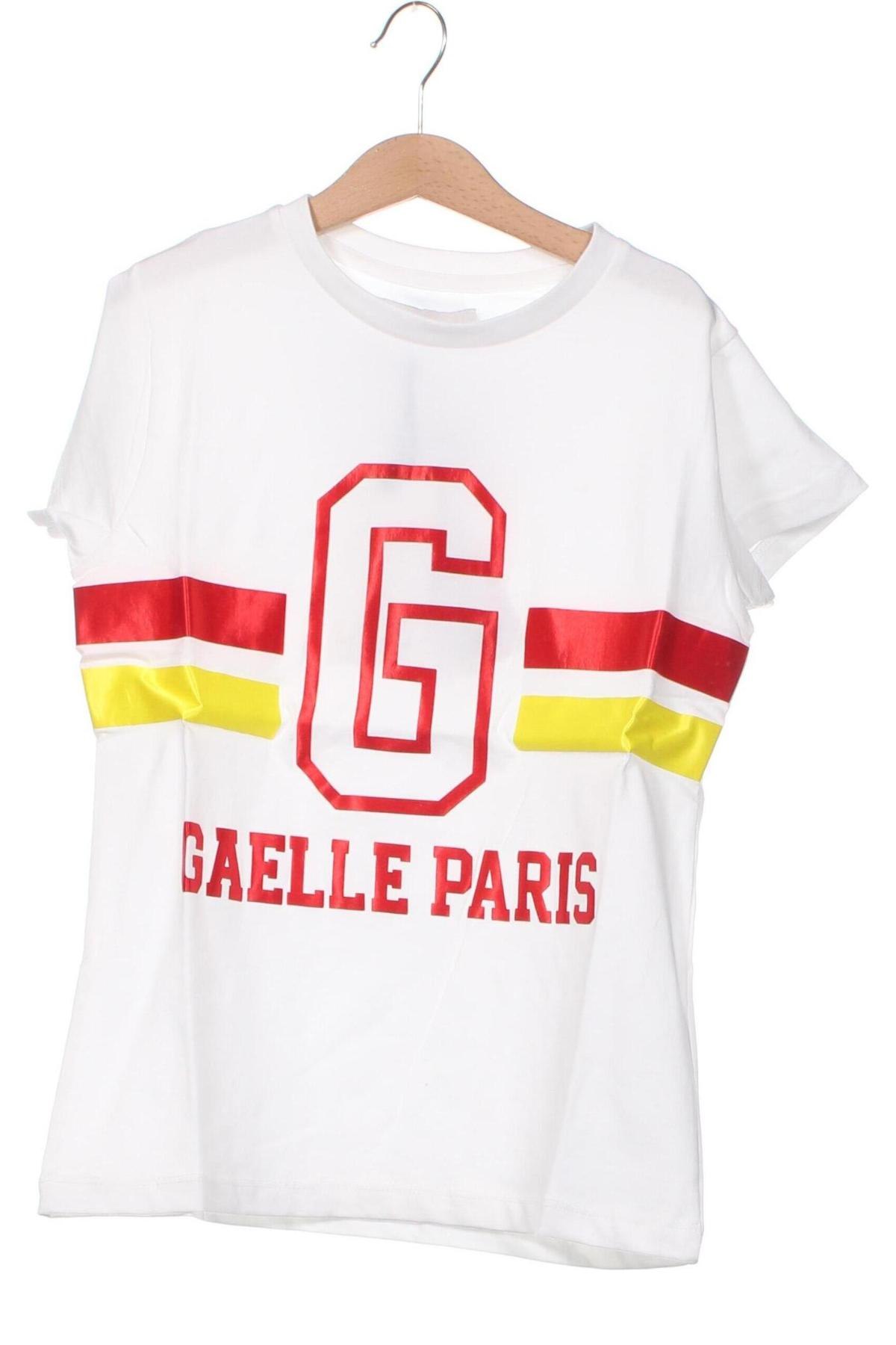 Детска тениска Gaelle Paris, Размер 13-14y/ 164-168 см, Цвят Бял, Цена 17,25 лв.