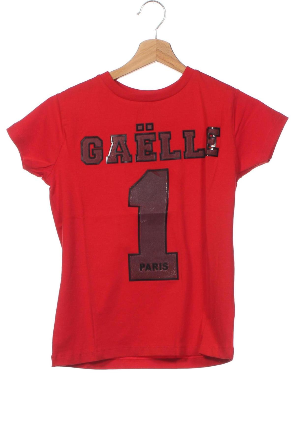 Dziecięcy T-shirt Gaelle Paris, Rozmiar 13-14y/ 164-168 cm, Kolor Czerwony, Cena 45,98 zł
