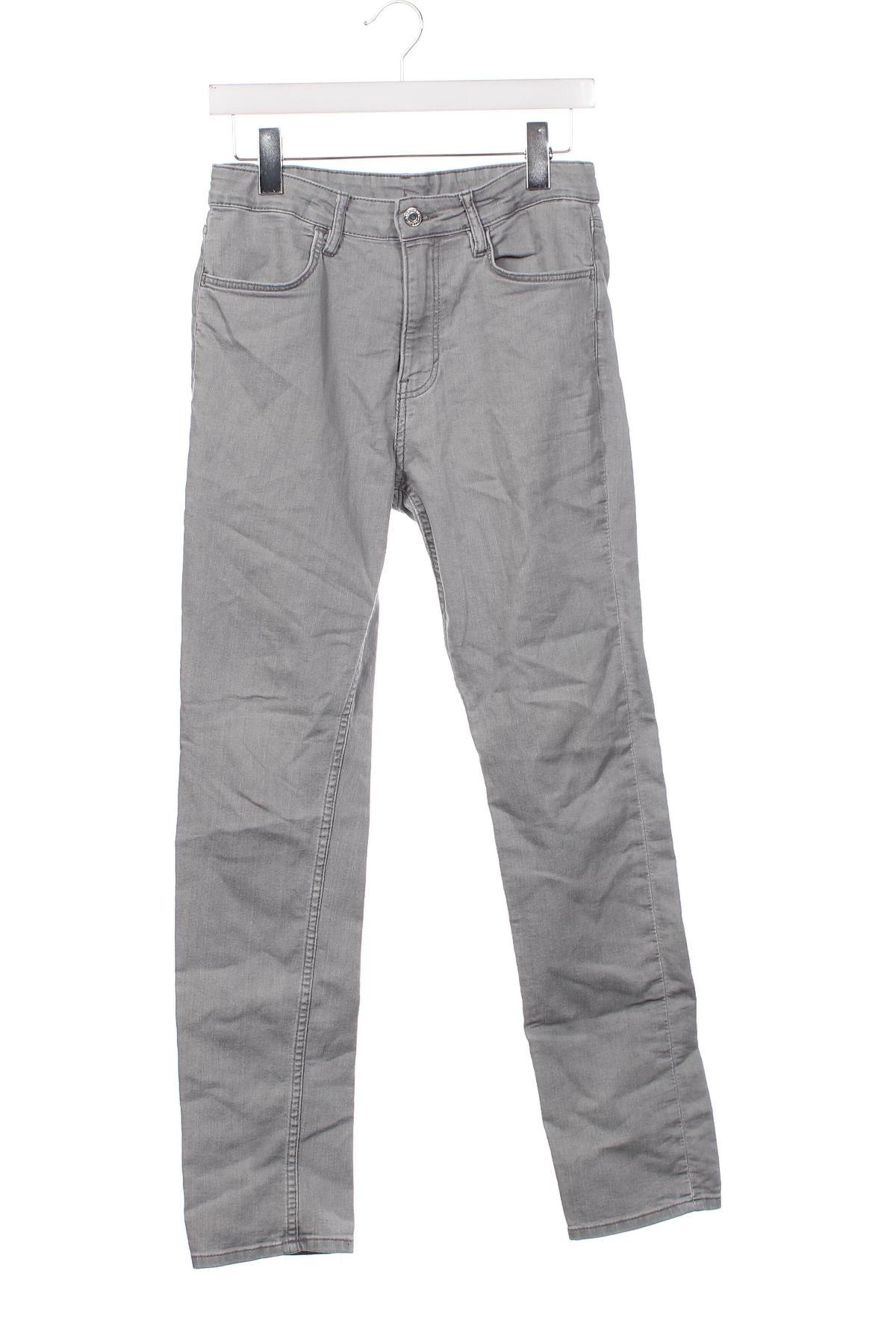 Dziecięce jeansy H&M, Rozmiar 14-15y/ 168-170 cm, Kolor Szary, Cena 17,84 zł