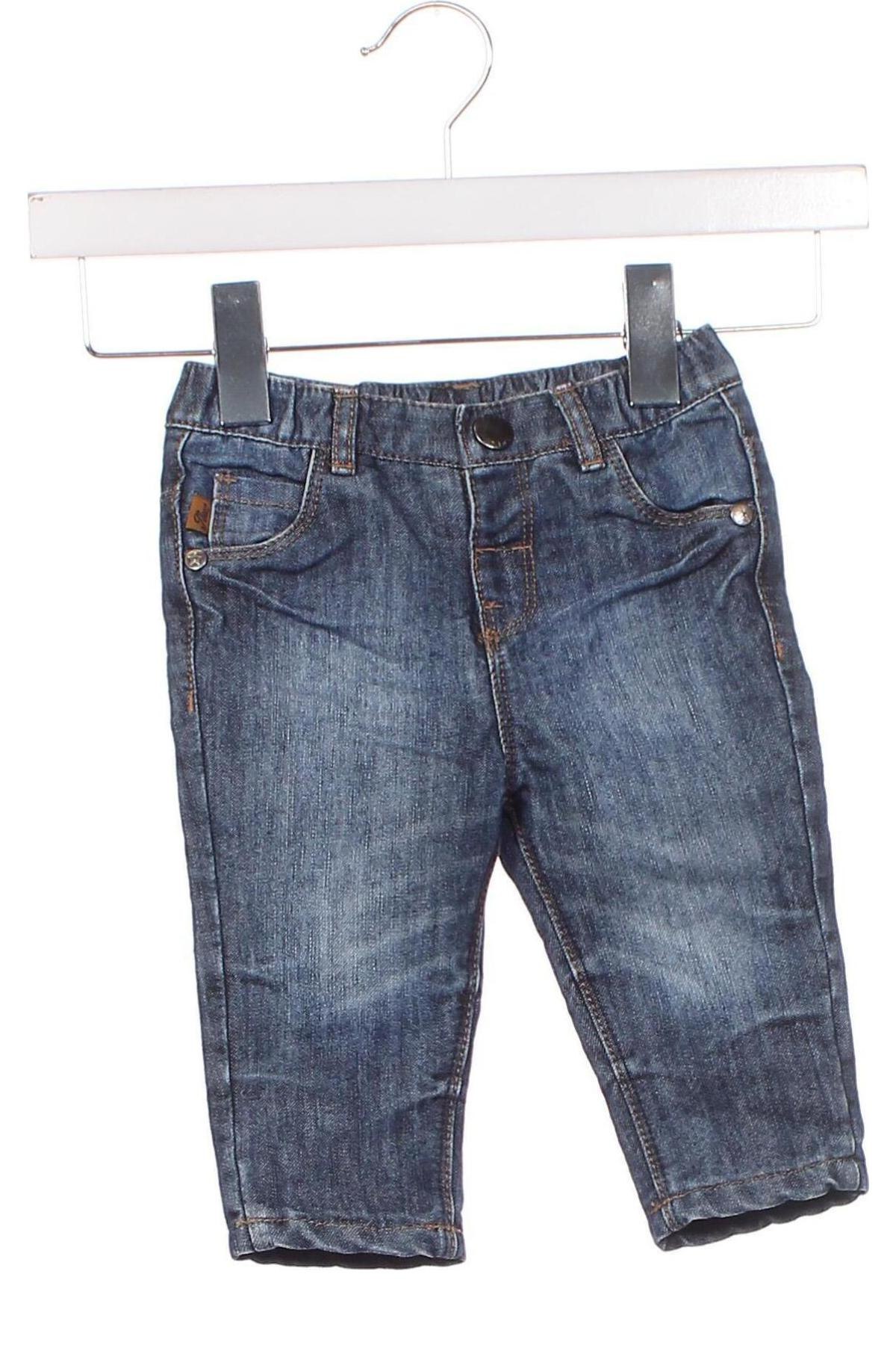 Dziecięce jeansy Next, Rozmiar 3-6m/ 62-68 cm, Kolor Niebieski, Cena 83,16 zł