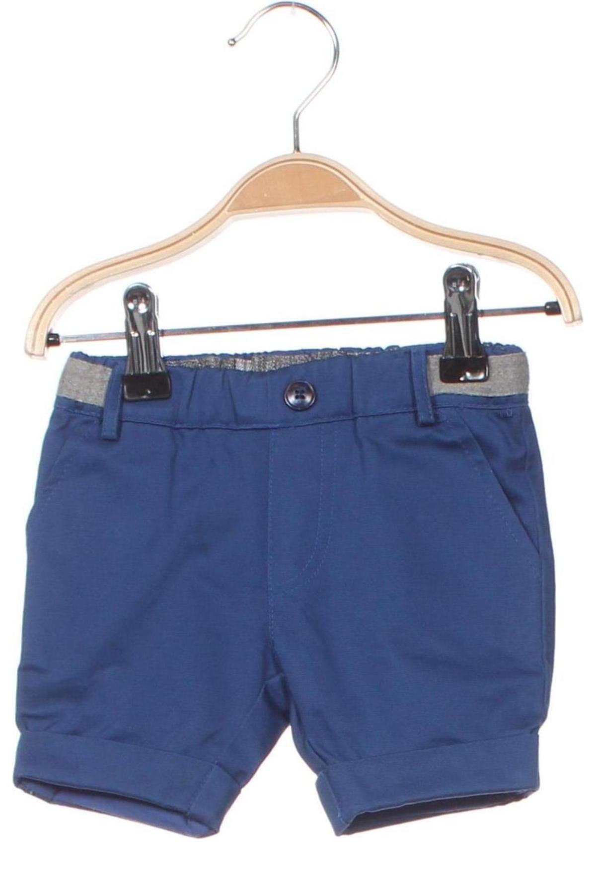 Pantaloni scurți pentru copii Fun & Fun, Mărime 3-6m/ 62-68 cm, Culoare Albastru, Preț 30,87 Lei