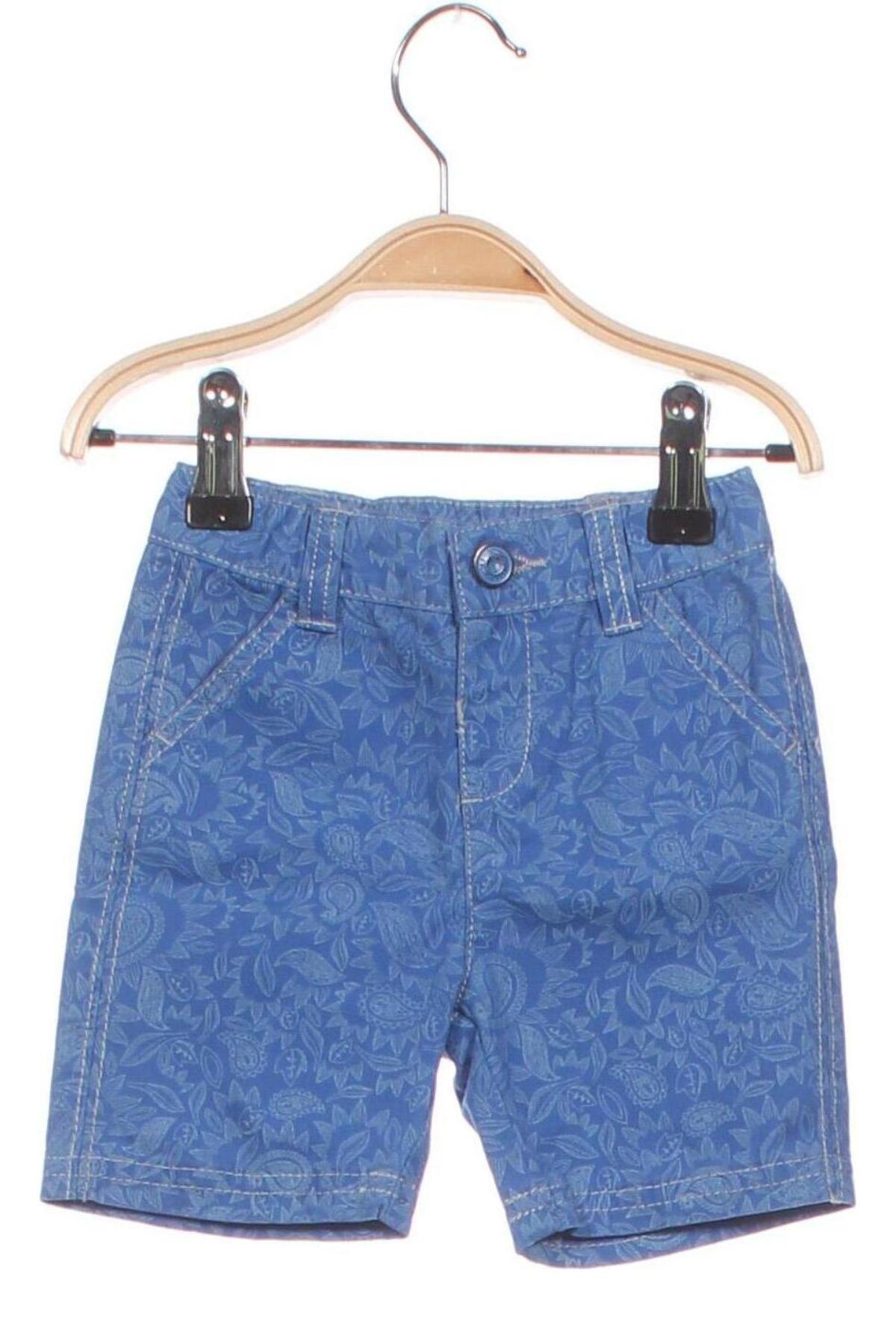 Pantaloni scurți pentru copii Grain De Ble, Mărime 3-6m/ 62-68 cm, Culoare Albastru, Preț 26,68 Lei