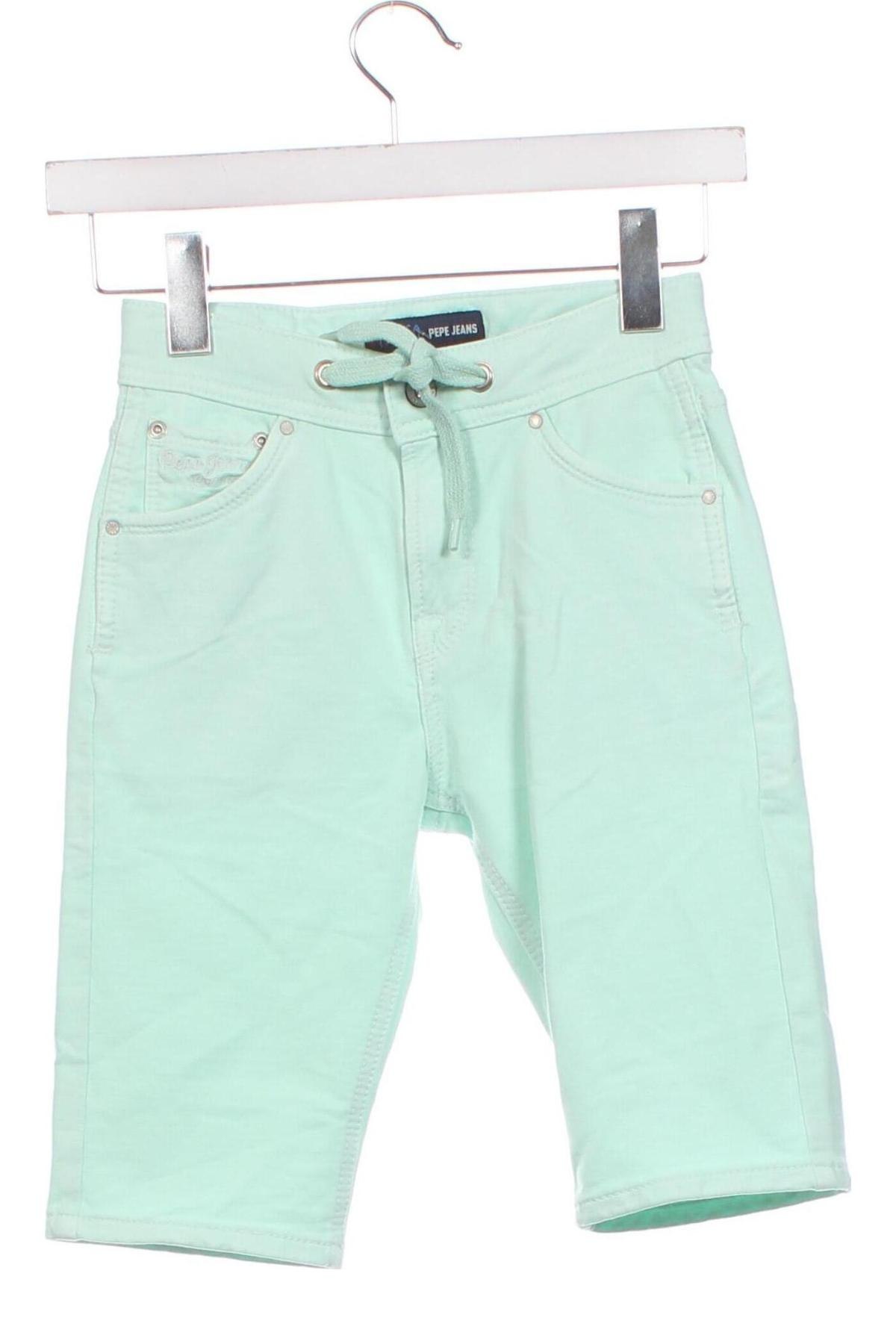 Pantaloni scurți pentru copii Pepe Jeans, Mărime 7-8y/ 128-134 cm, Culoare Verde, Preț 339,47 Lei