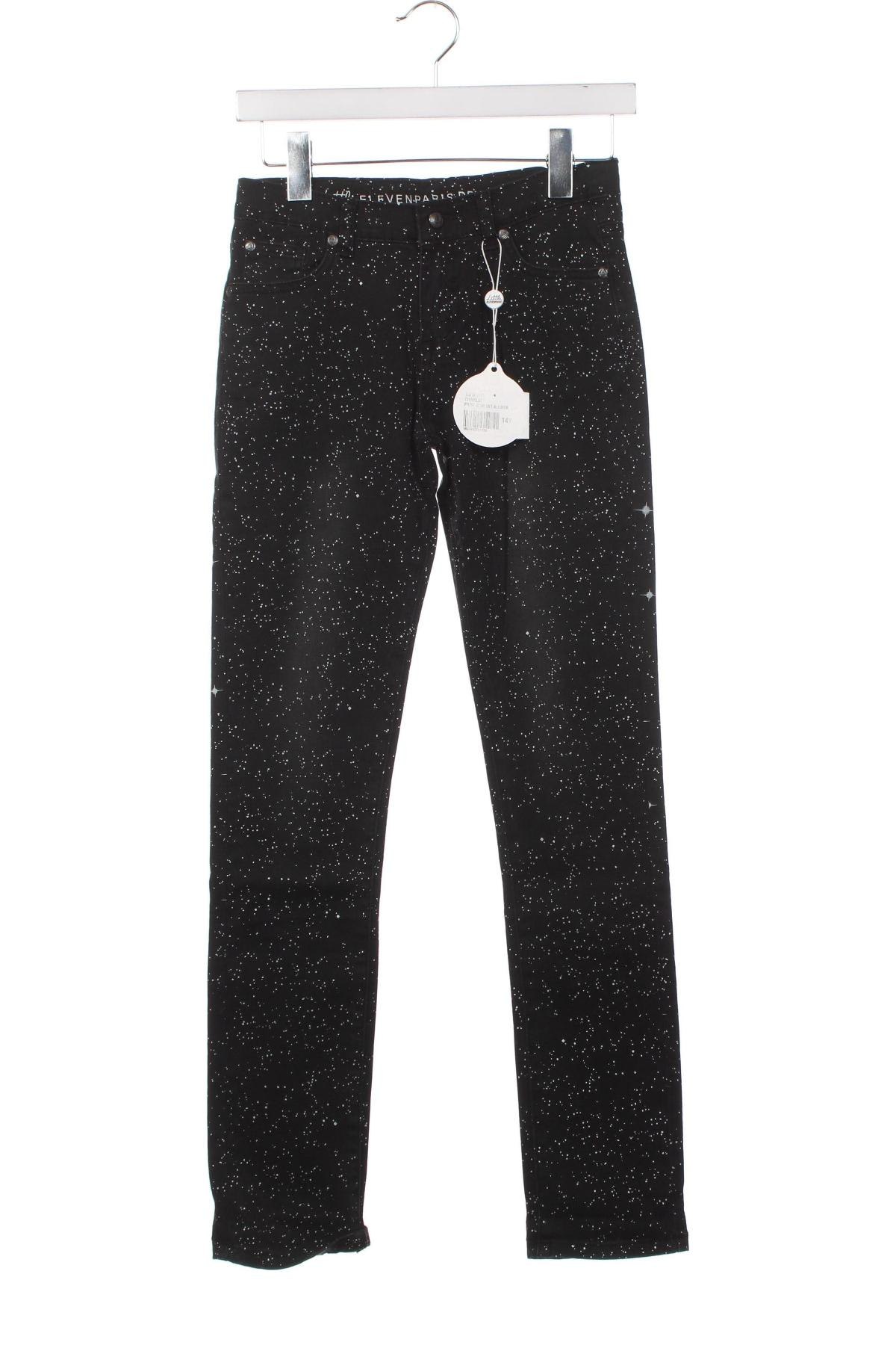 Pantaloni pentru copii Eleven Paris, Mărime 14-15y/ 168-170 cm, Culoare Negru, Preț 35,29 Lei