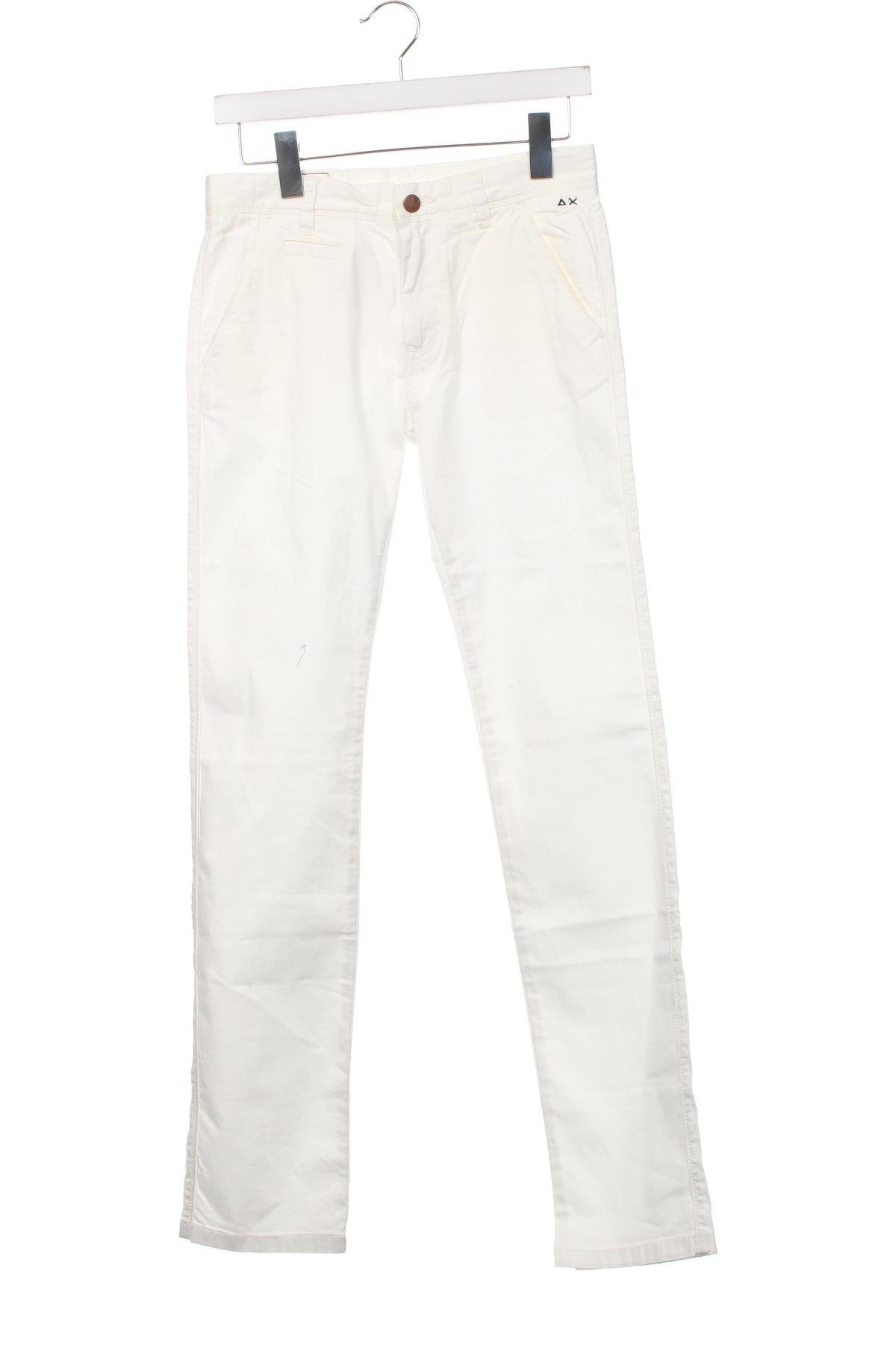 Детски панталон SUN68, Размер 13-14y/ 164-168 см, Цвят Бял, Цена 11,90 лв.