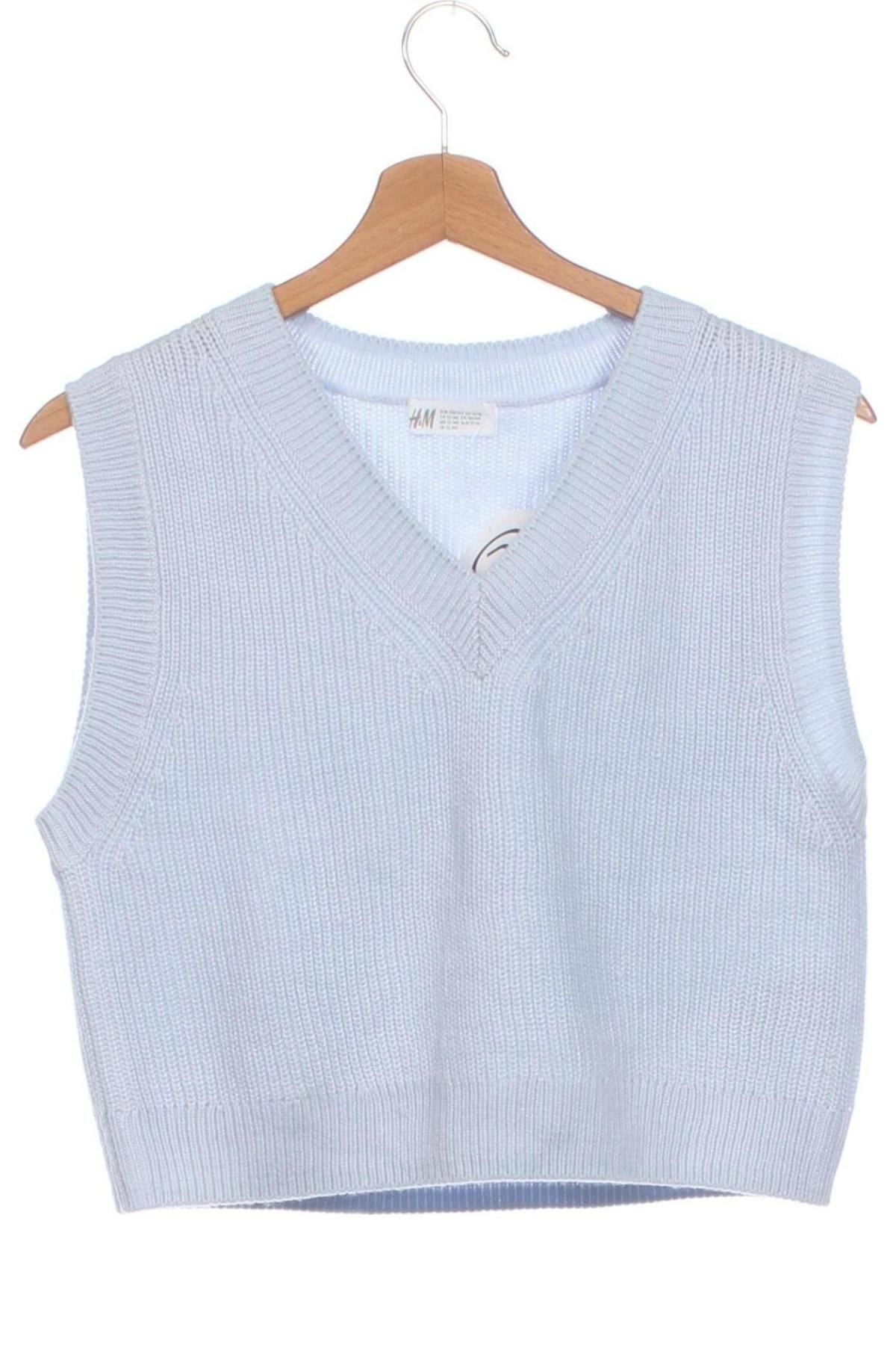 Pulover pentru copii H&M, Mărime 12-13y/ 158-164 cm, Culoare Albastru, Preț 27,63 Lei