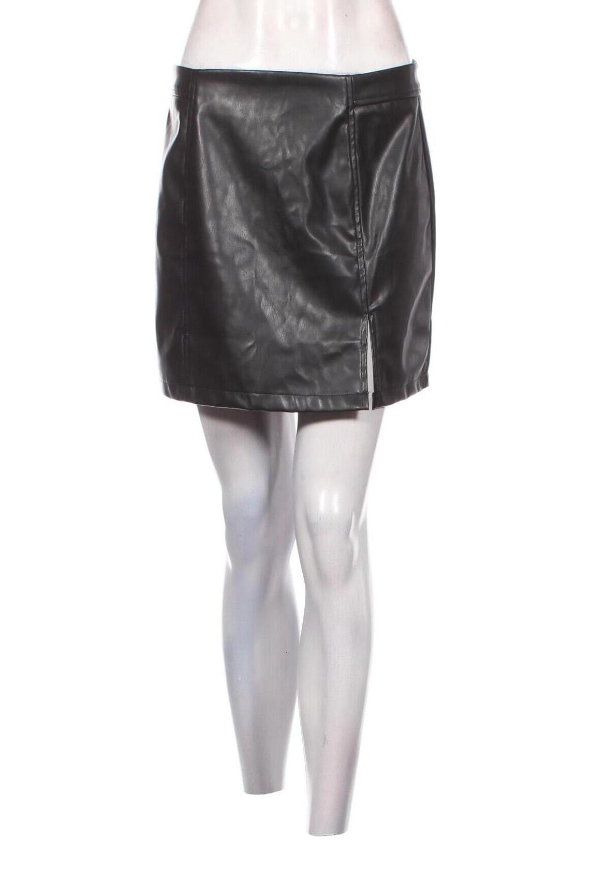 Δερμάτινη φούστα Brave Soul, Μέγεθος M, Χρώμα Μαύρο, Τιμή 4,75 €