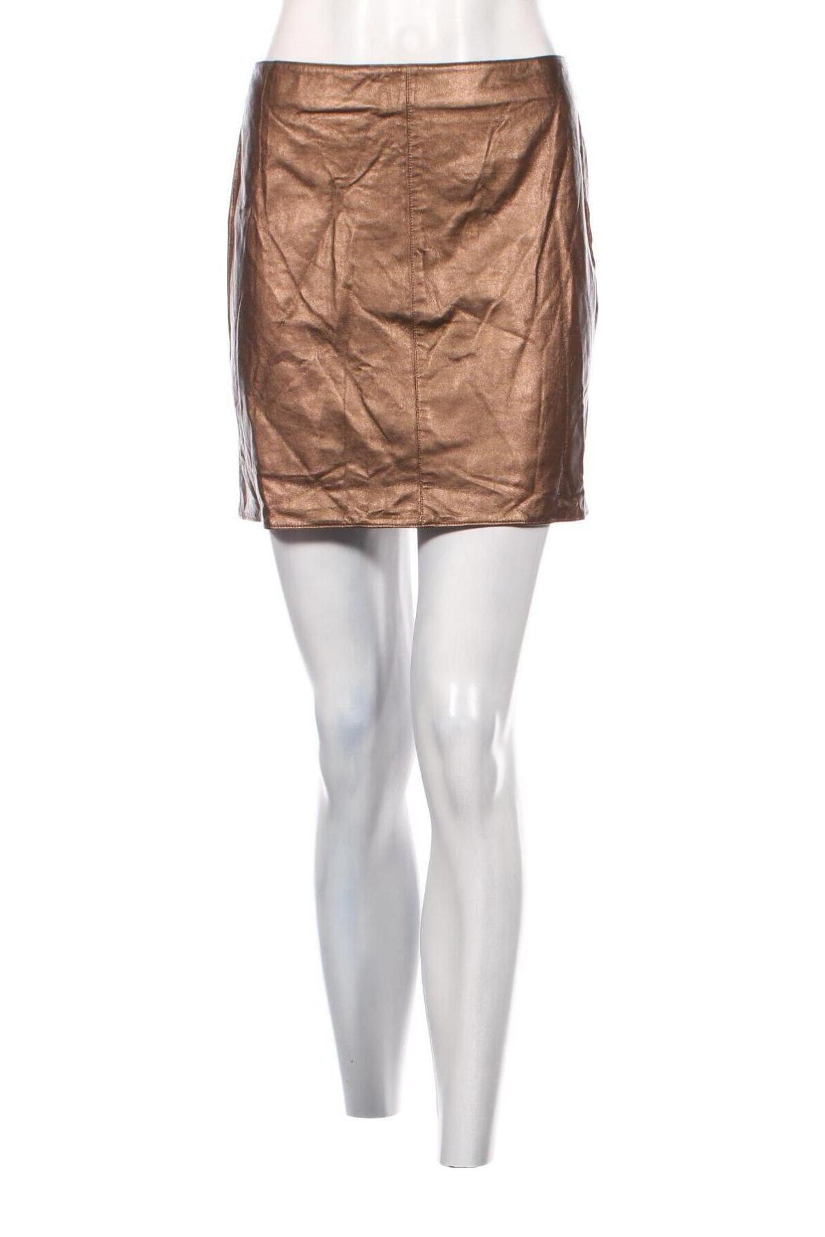 Δερμάτινη φούστα Old Navy, Μέγεθος M, Χρώμα Χρυσαφί, Τιμή 17,94 €