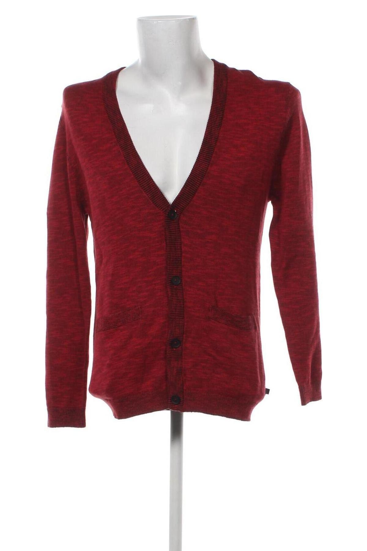 Jachetă tricotată de bărbați Q/S by S.Oliver, Mărime M, Culoare Roșu, Preț 150,99 Lei