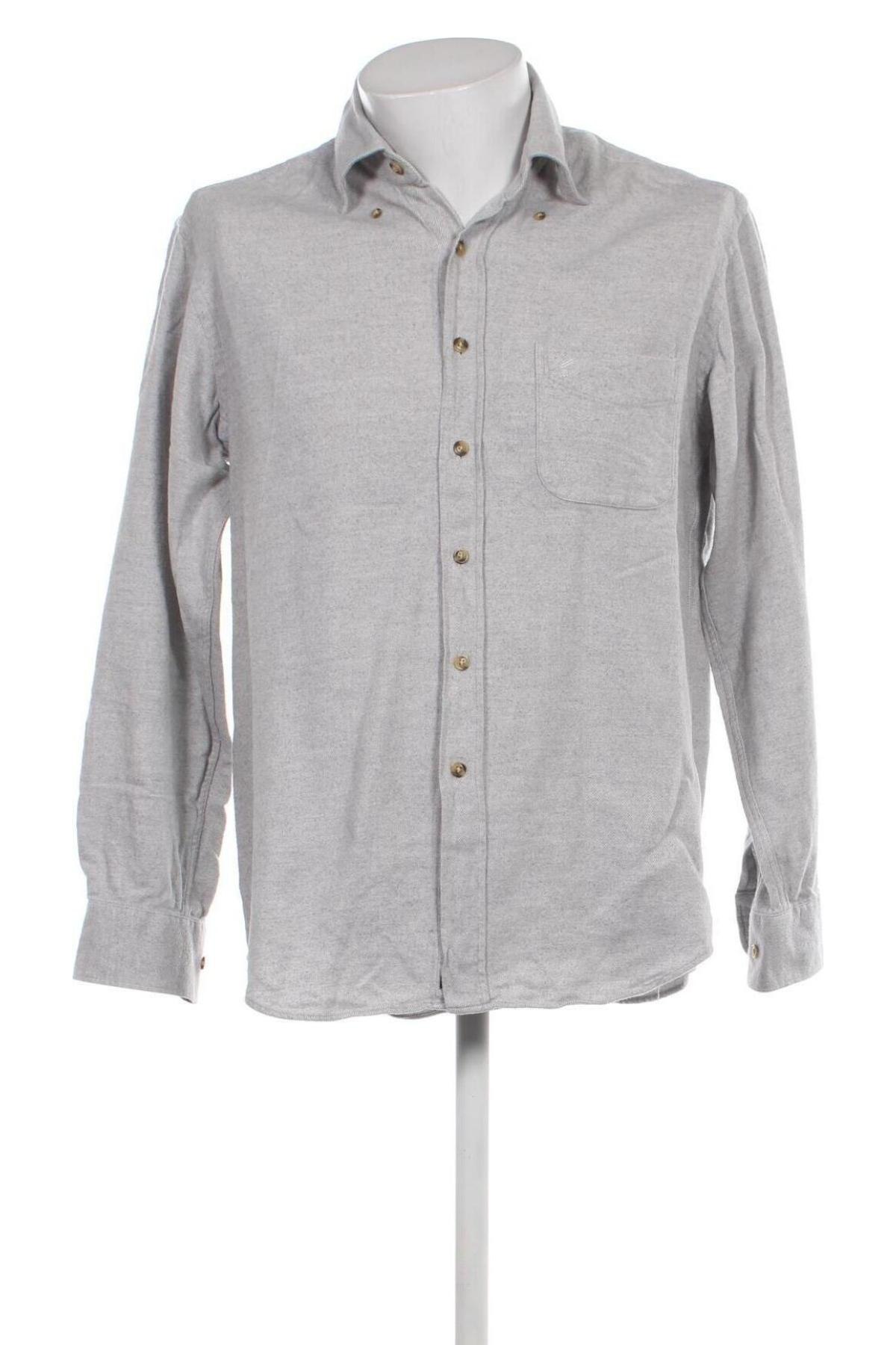 Ανδρικό πουκάμισο Daniel Hechter, Μέγεθος M, Χρώμα Γκρί, Τιμή 7,68 €